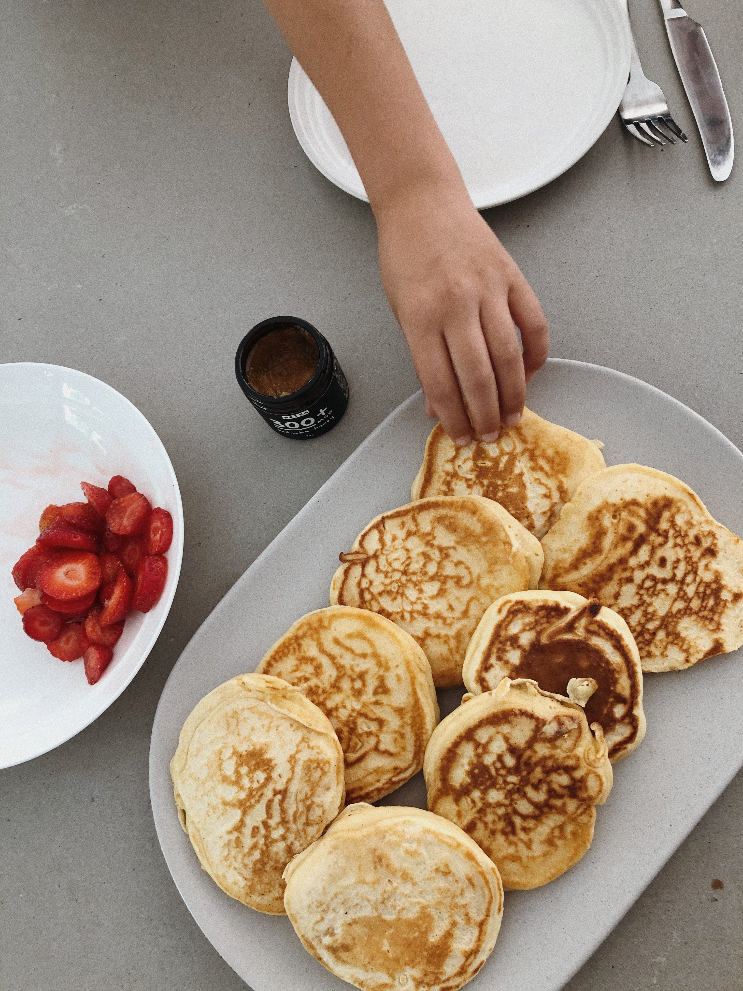 UNIK at home : Banana oatmeal pancakes