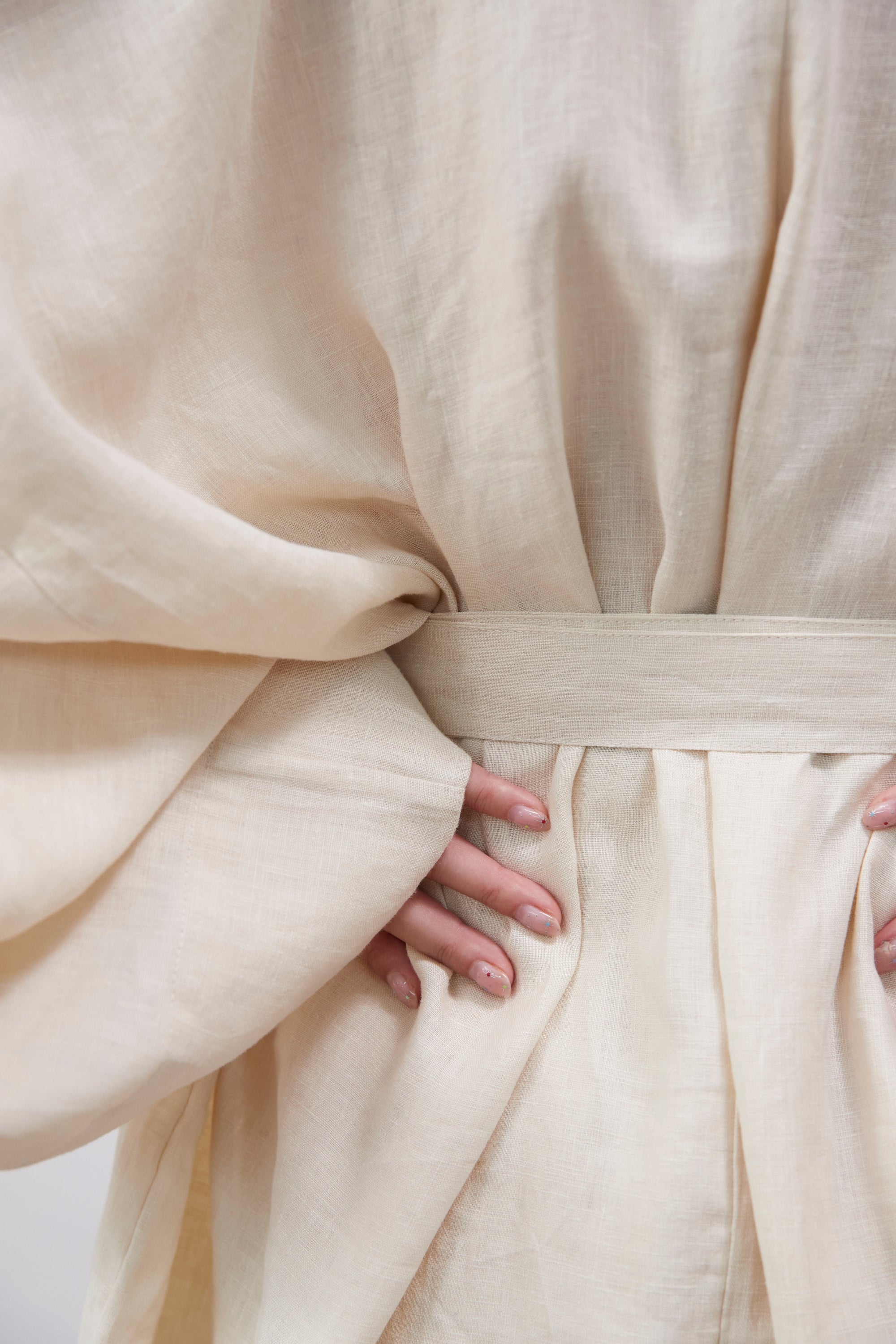 Anya Linen Kimono Shell