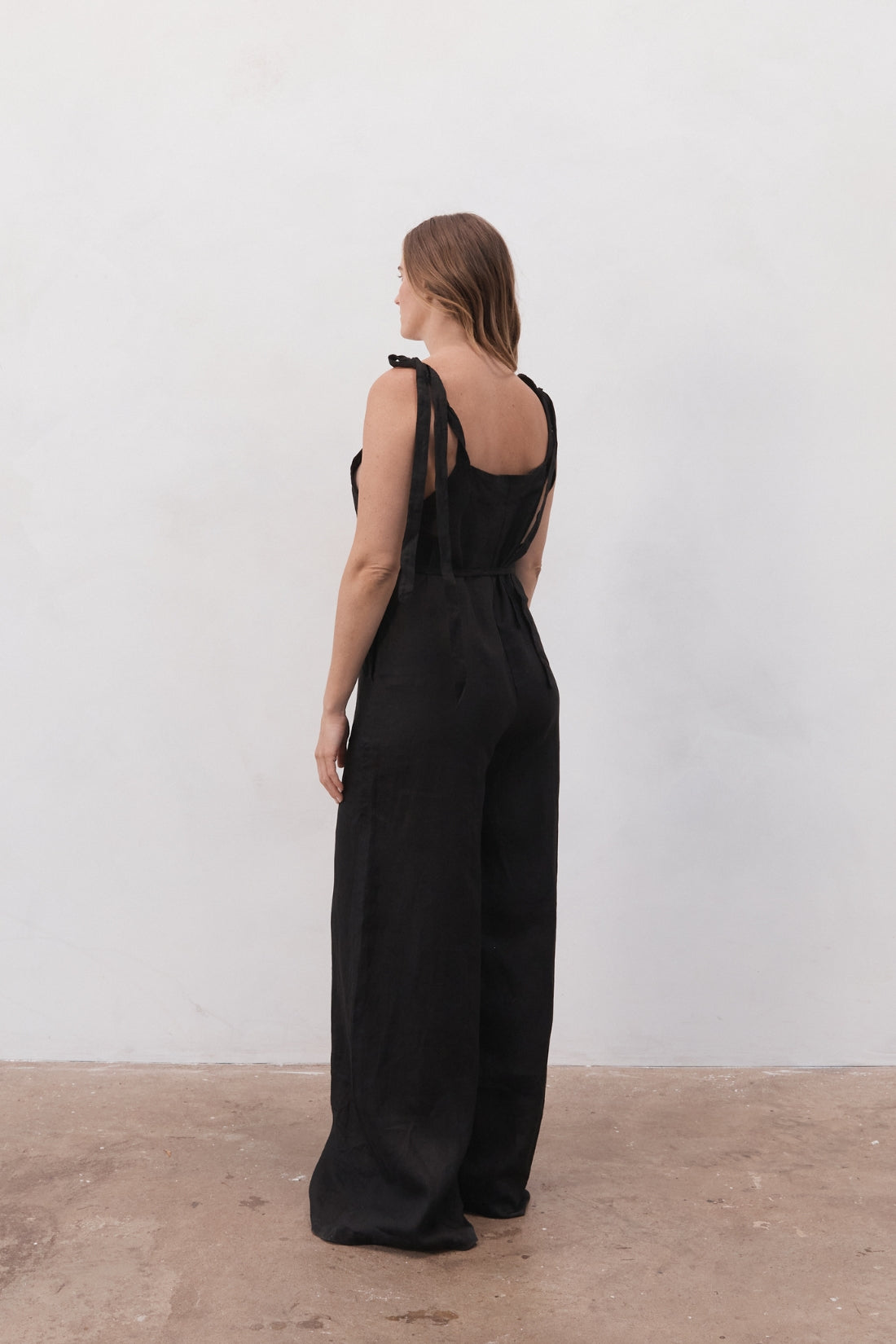 Wilde Linen Jumpsuit Black