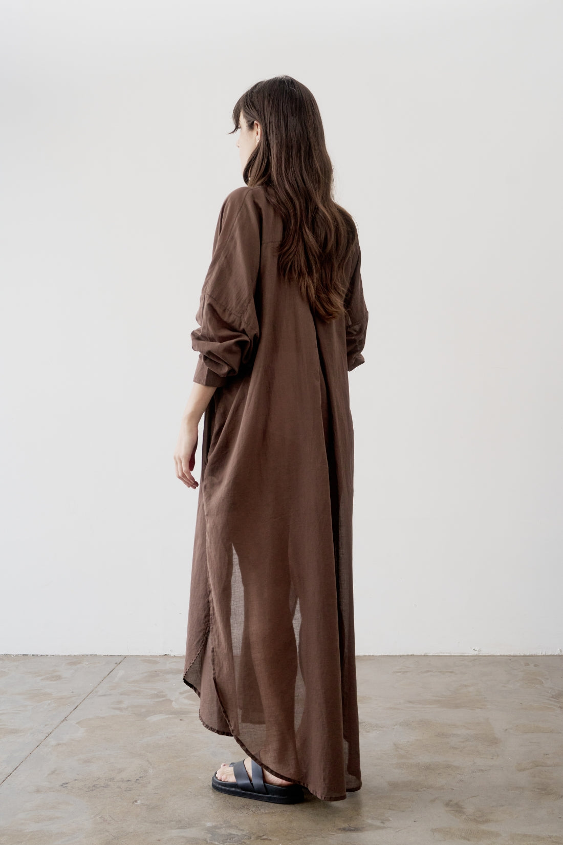 Santorini Shirt Dress Cacao