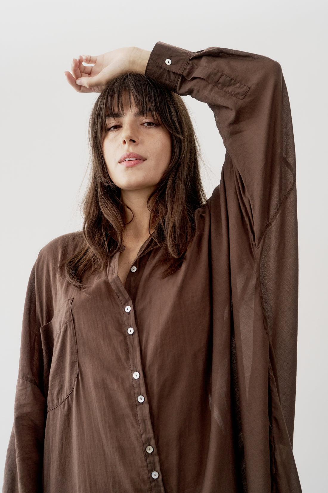 Santorini Shirt Dress Cacao
