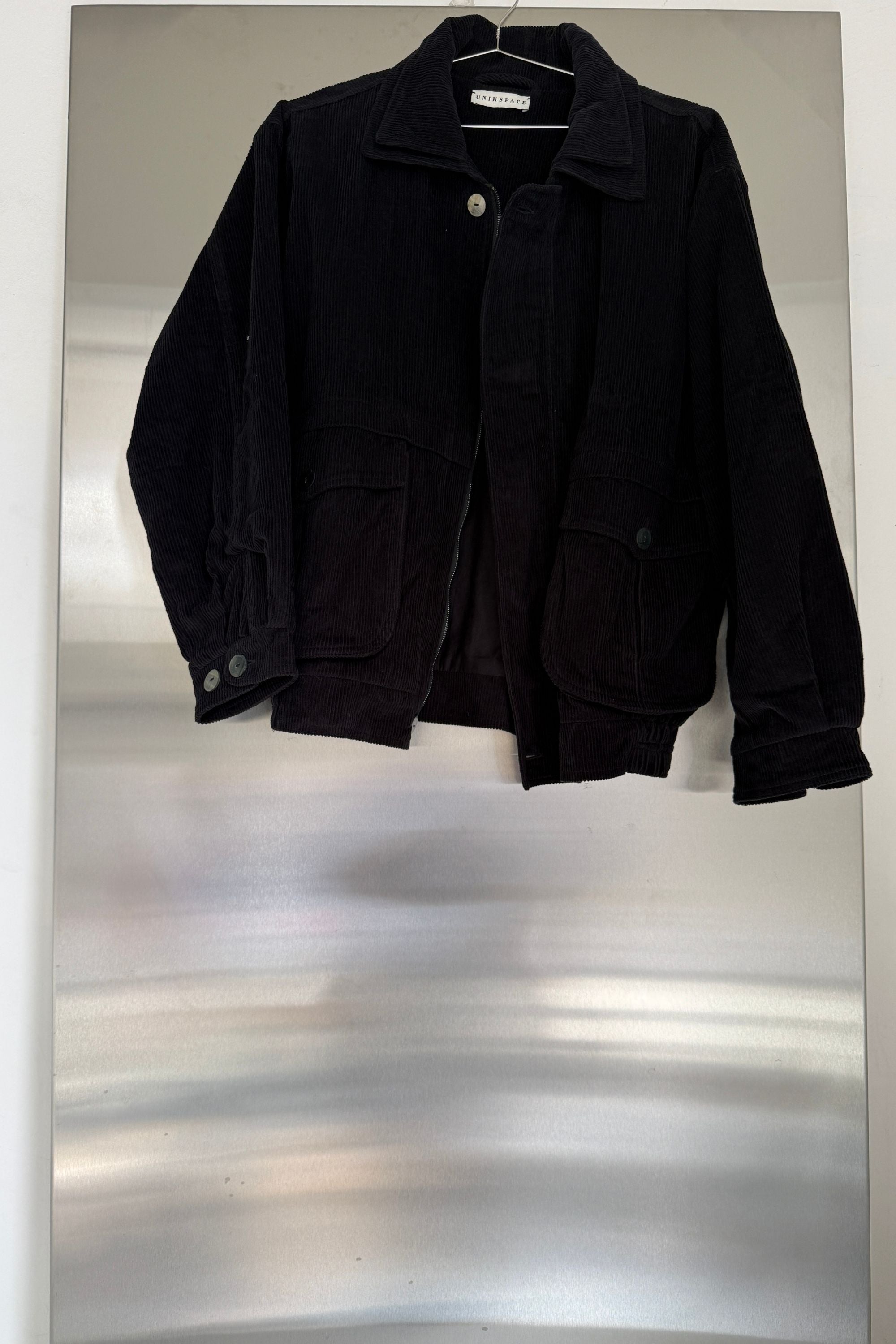 SAMPLE SALE | Alfred Corduroy Bomber Jacket Black