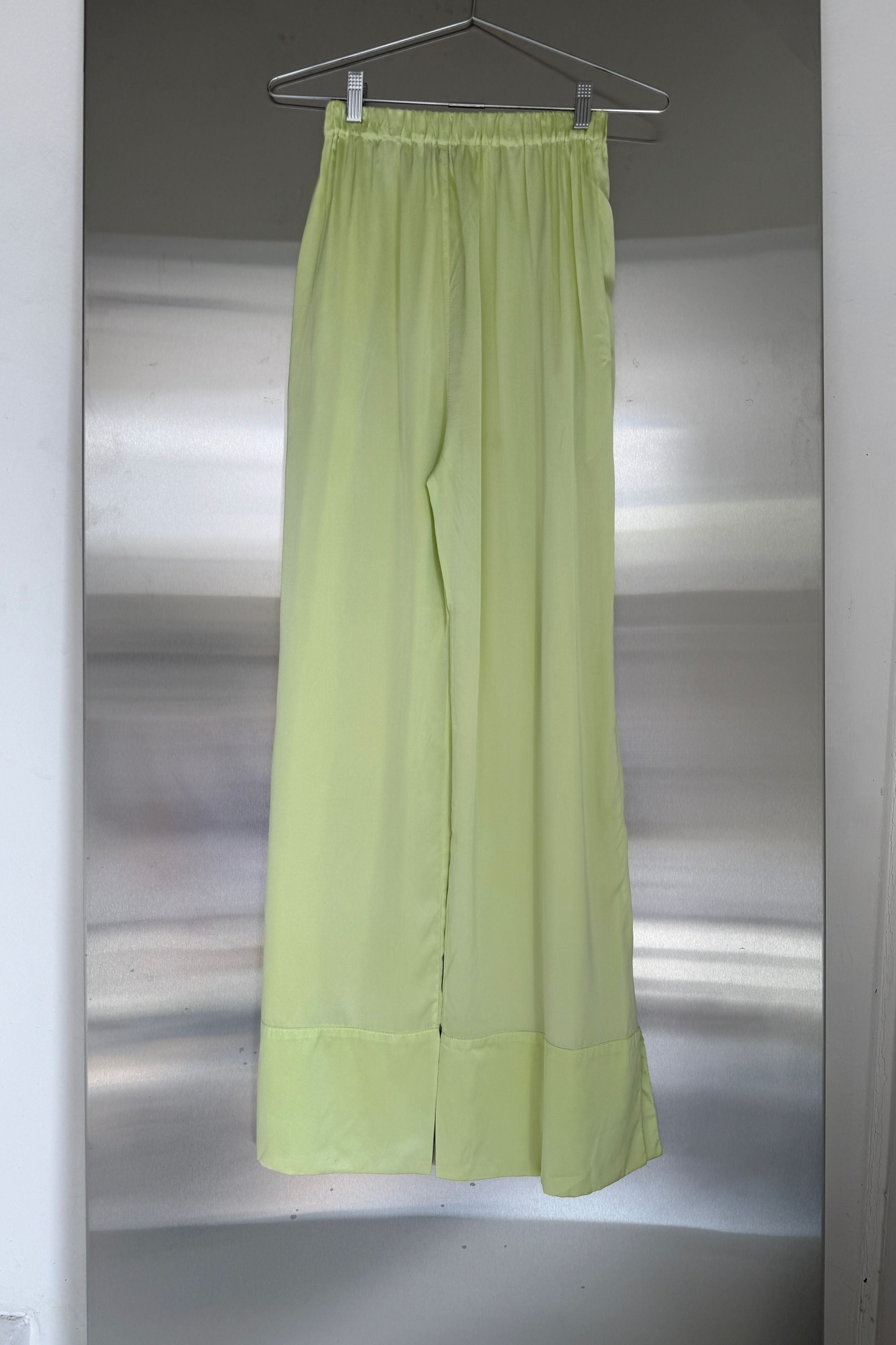 SAMPLE SALE | Ida Silk Pant Sunny Lime