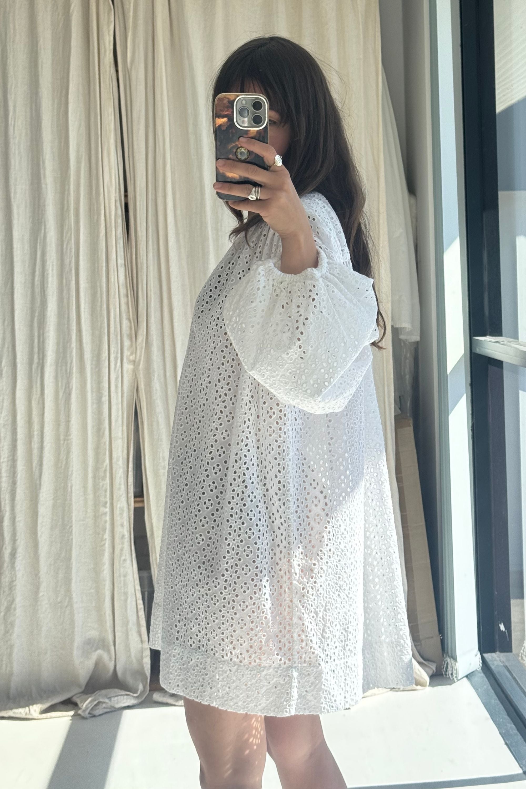 SAMPLE SALE | Cotton anglaise tunic