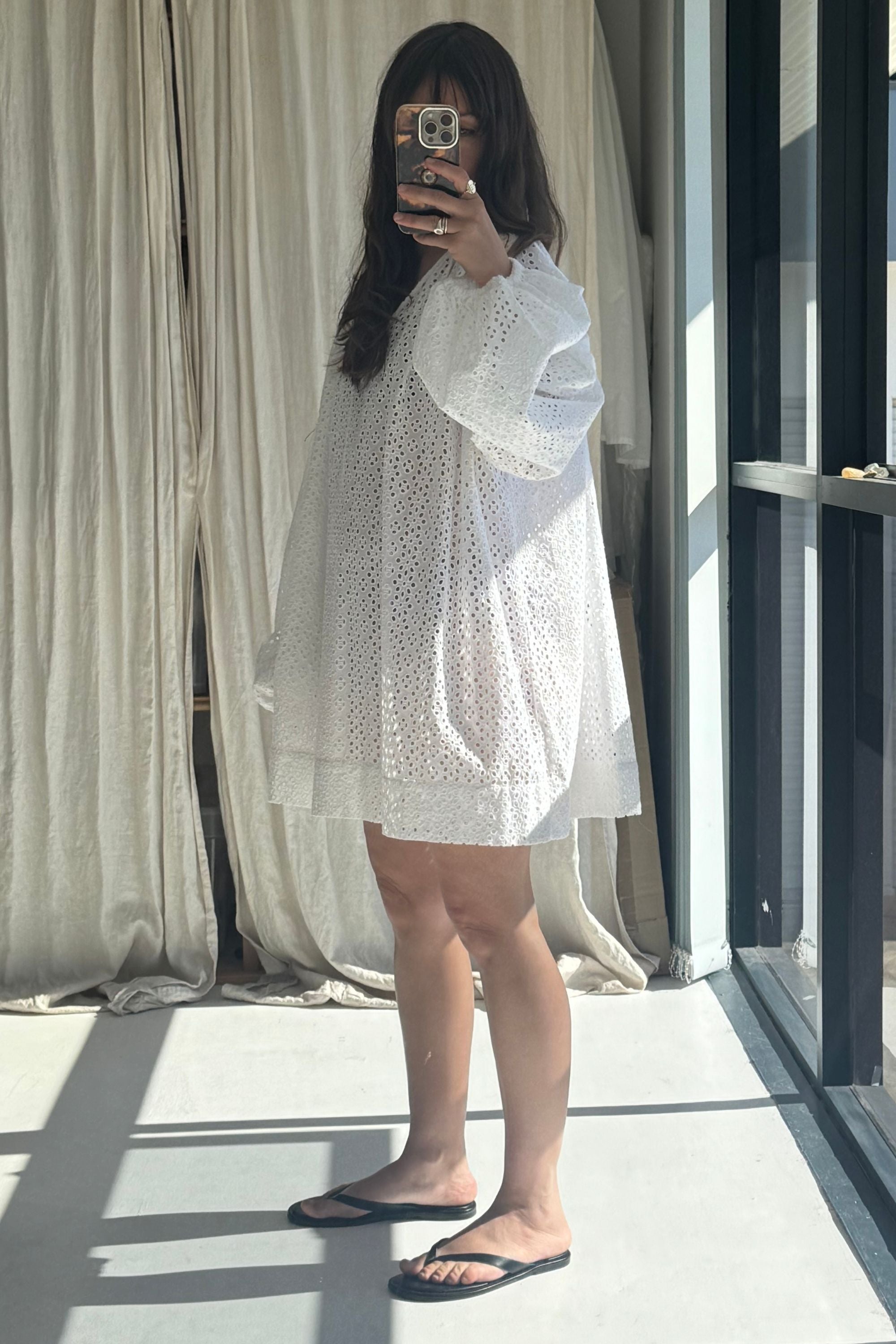 SAMPLE SALE | Cotton anglaise tunic