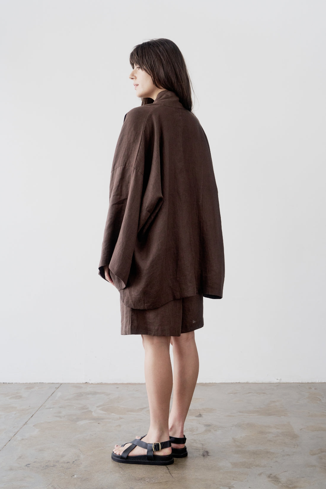 Koko Linen Short Cacao