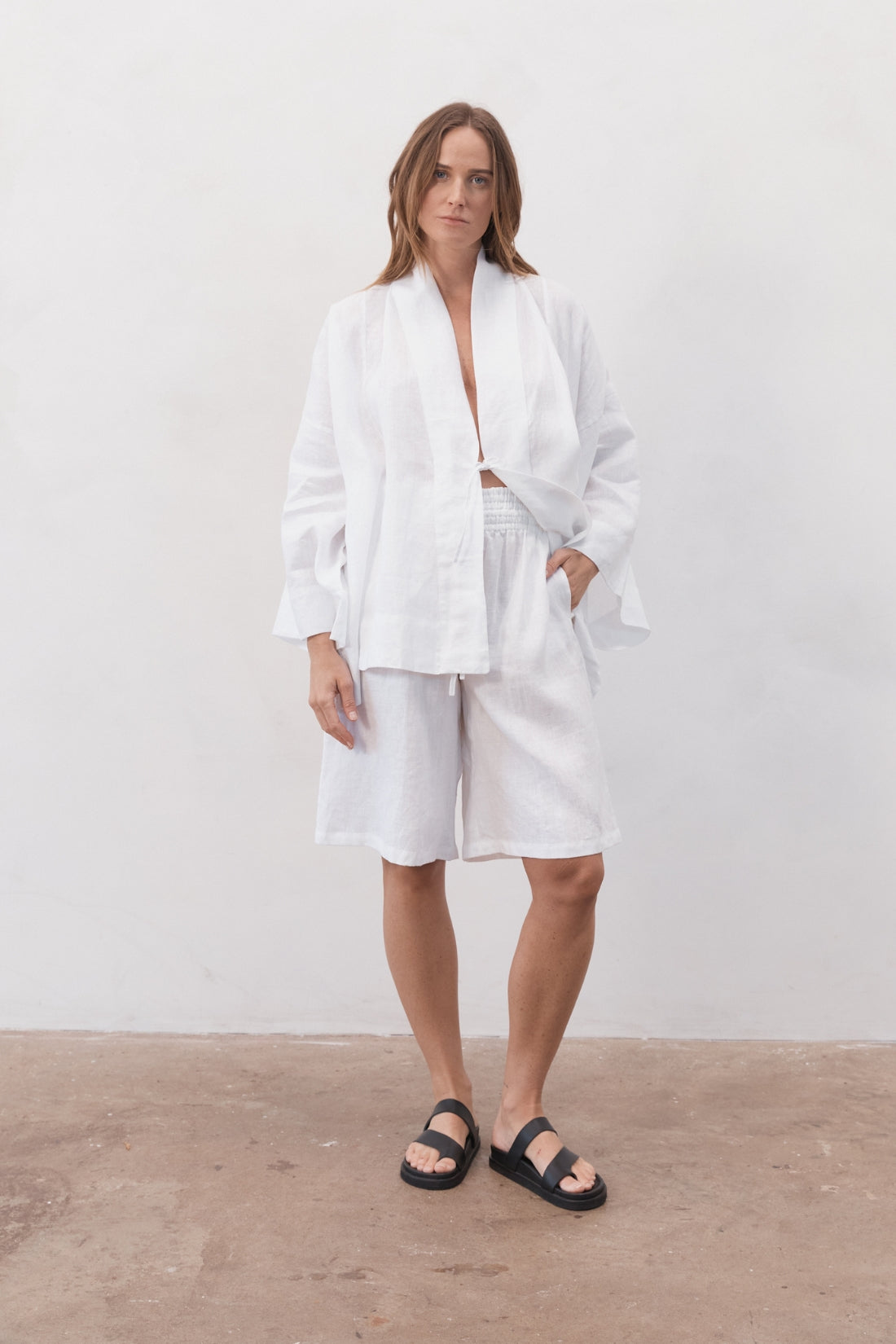 Koko Linen Short White