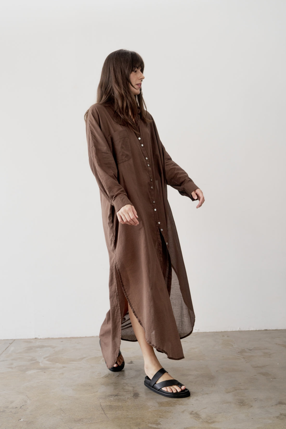 Santorini Shirt Dress Cacao