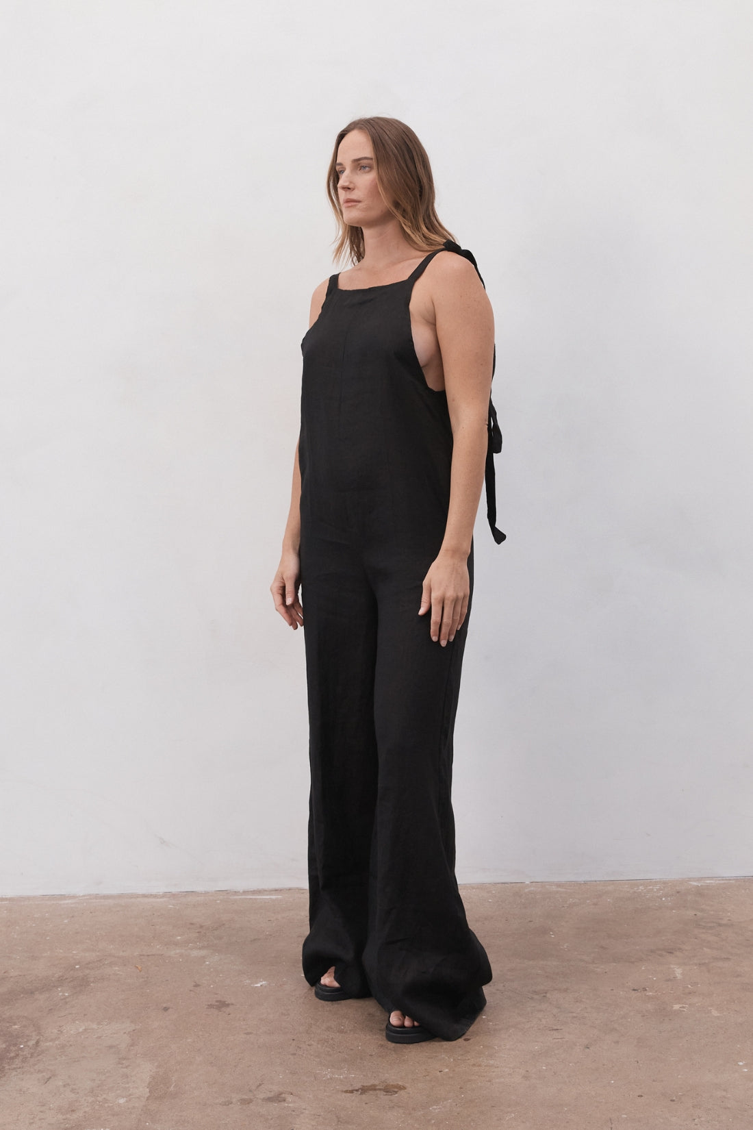 Wilde Linen Jumpsuit Black