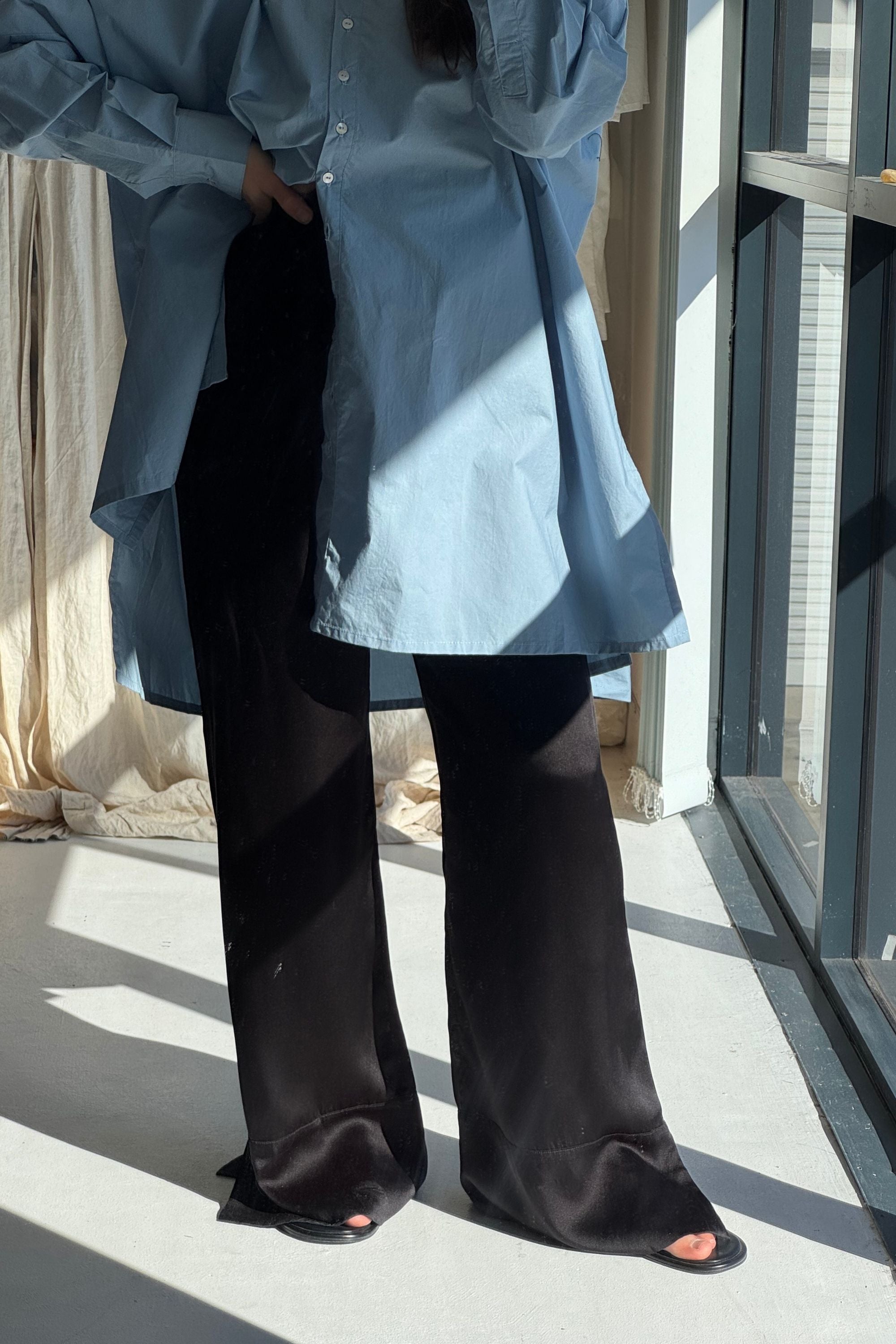 SAMPLE SALE | Ida Silk Pant Black