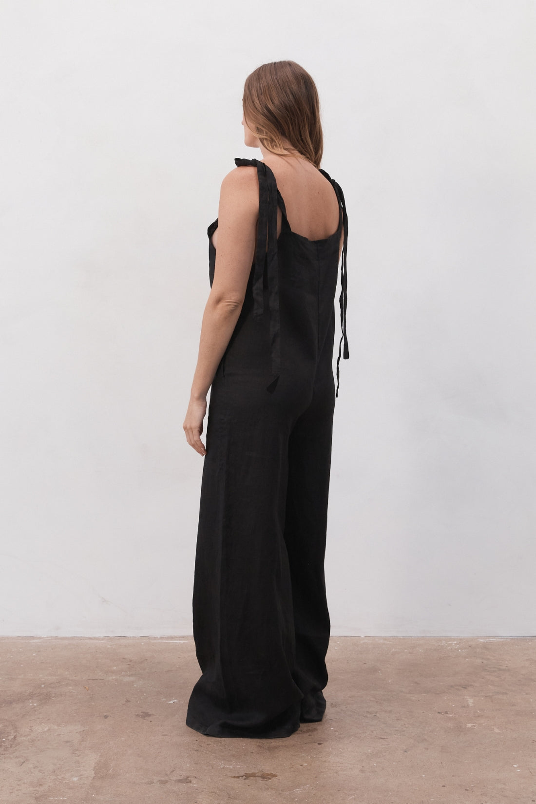 Wilde Linen Jumpsuit Black