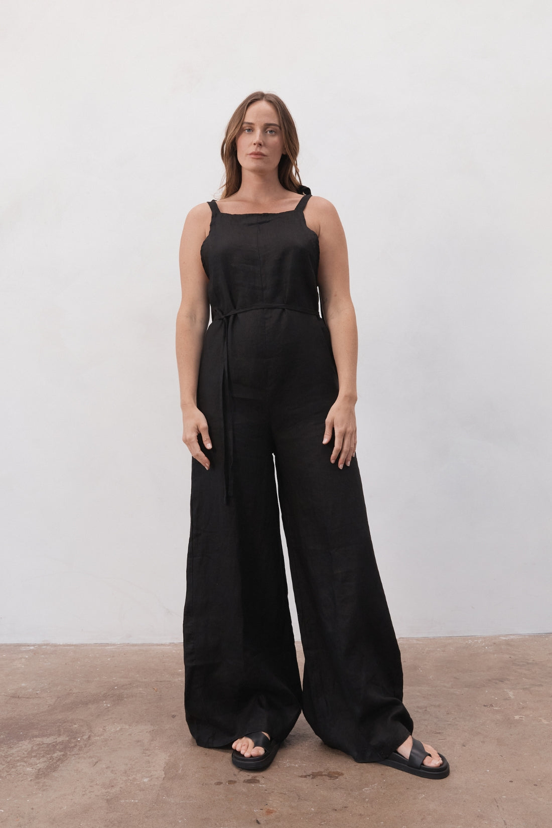 Wilde Linen Jumpsuit Black