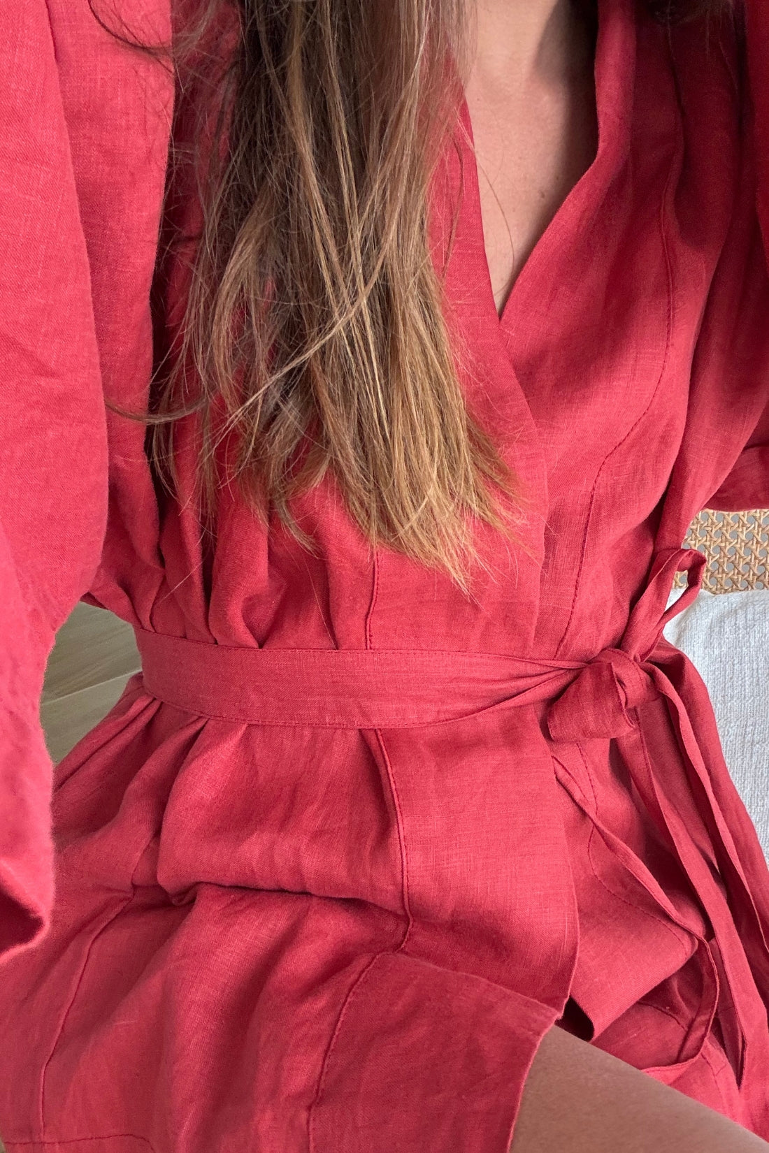 Anya Linen Kimono Desert