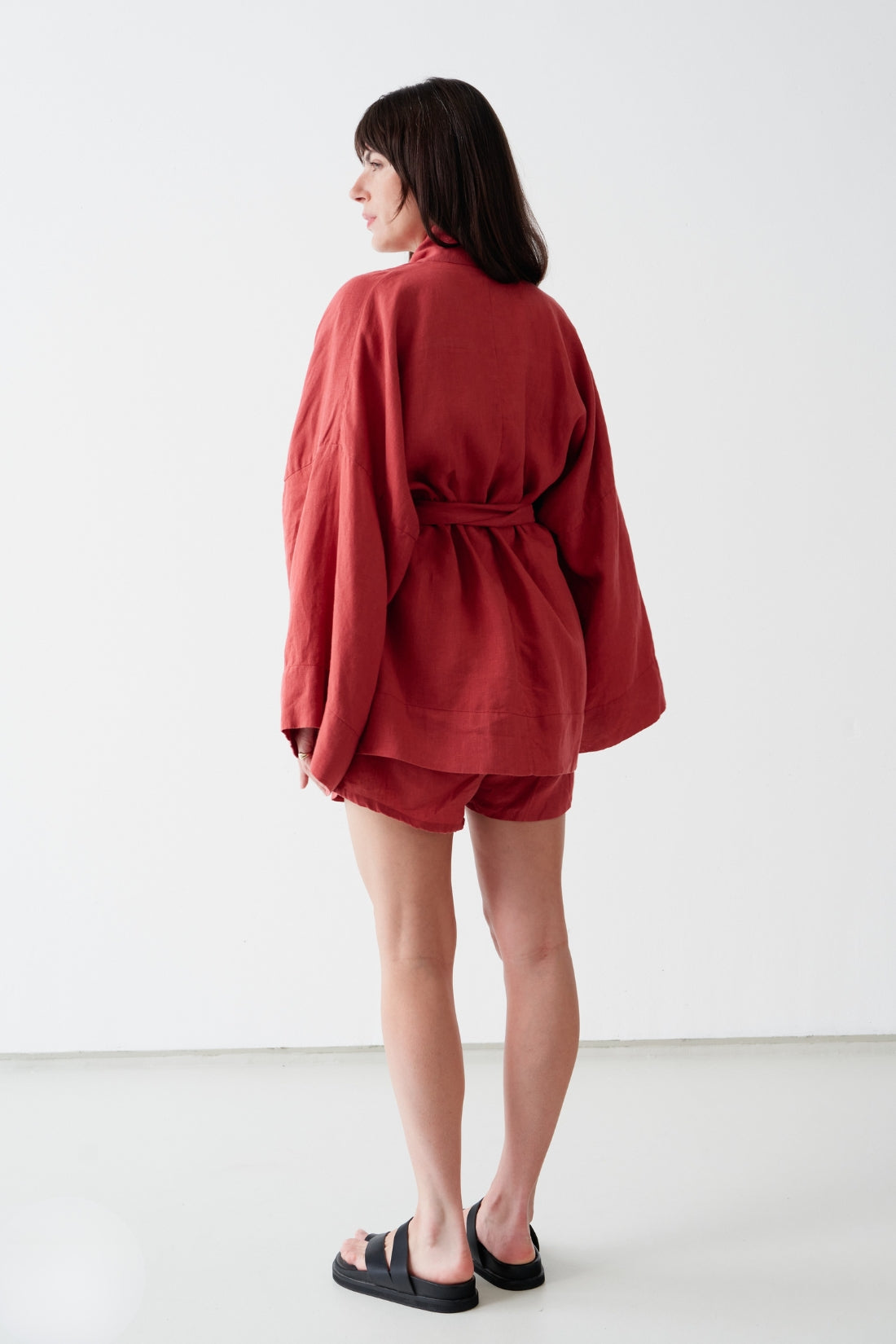 Anya Linen Kimono Desert