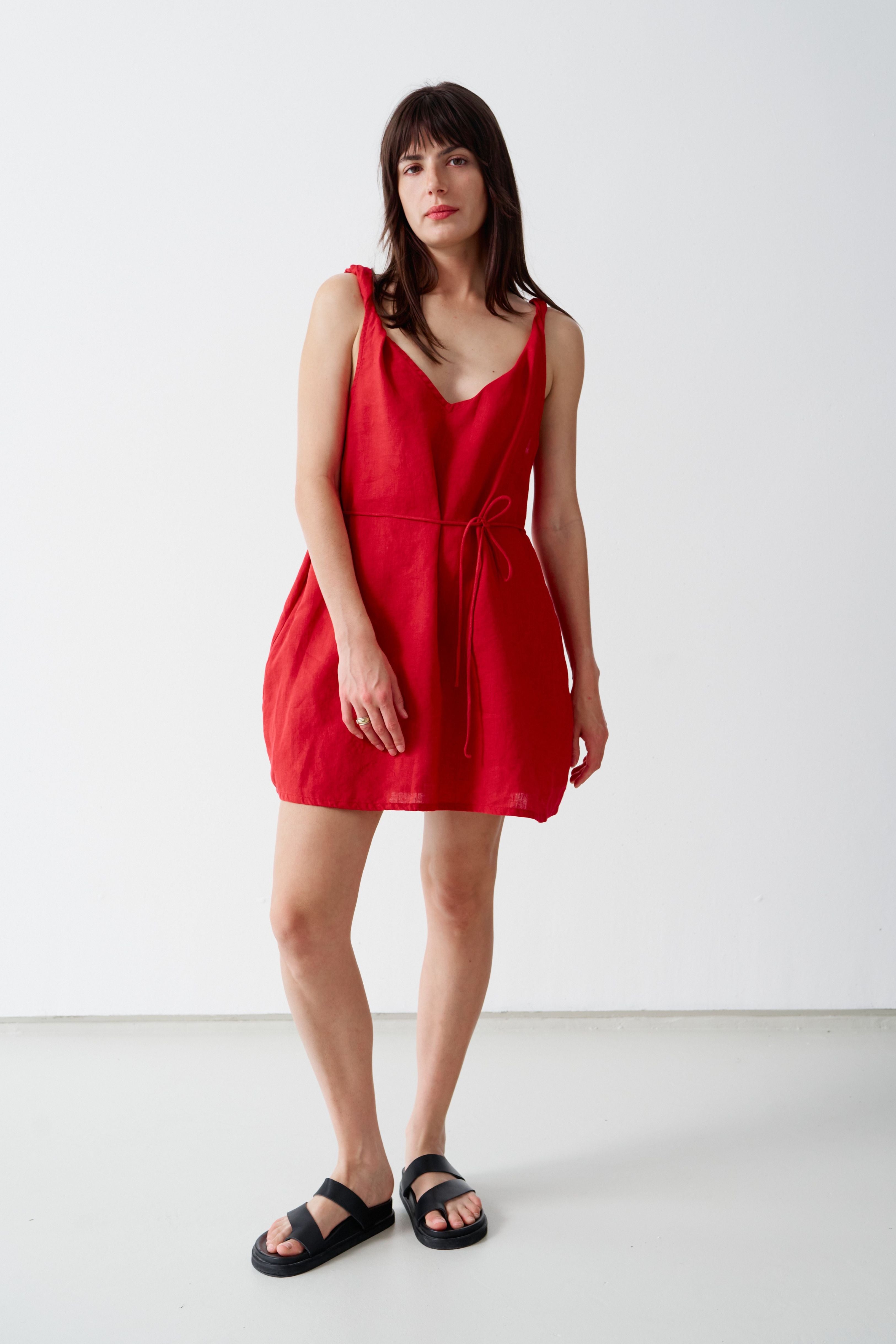Claire Mini Dress Cherry