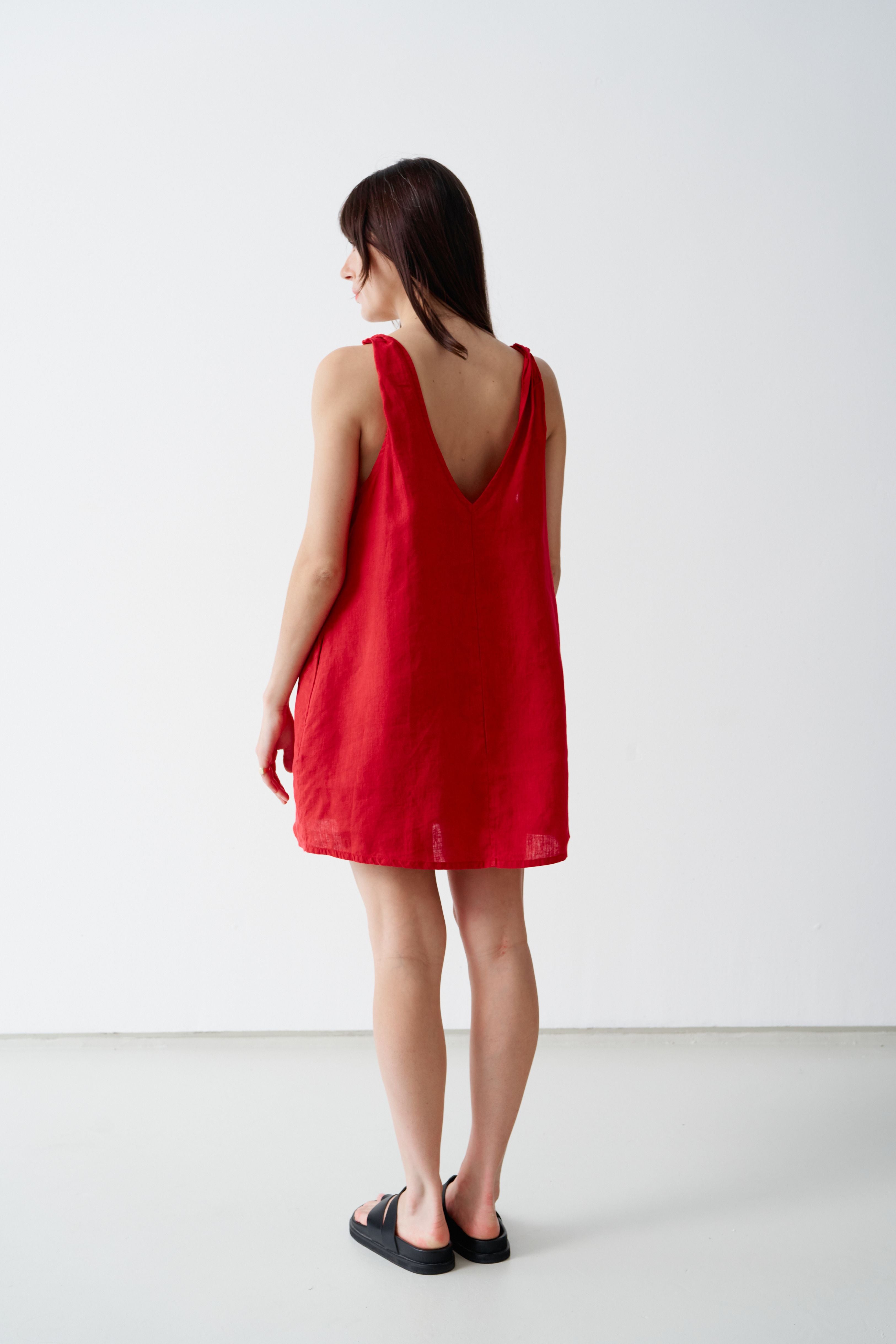 Claire Mini Dress Cherry
