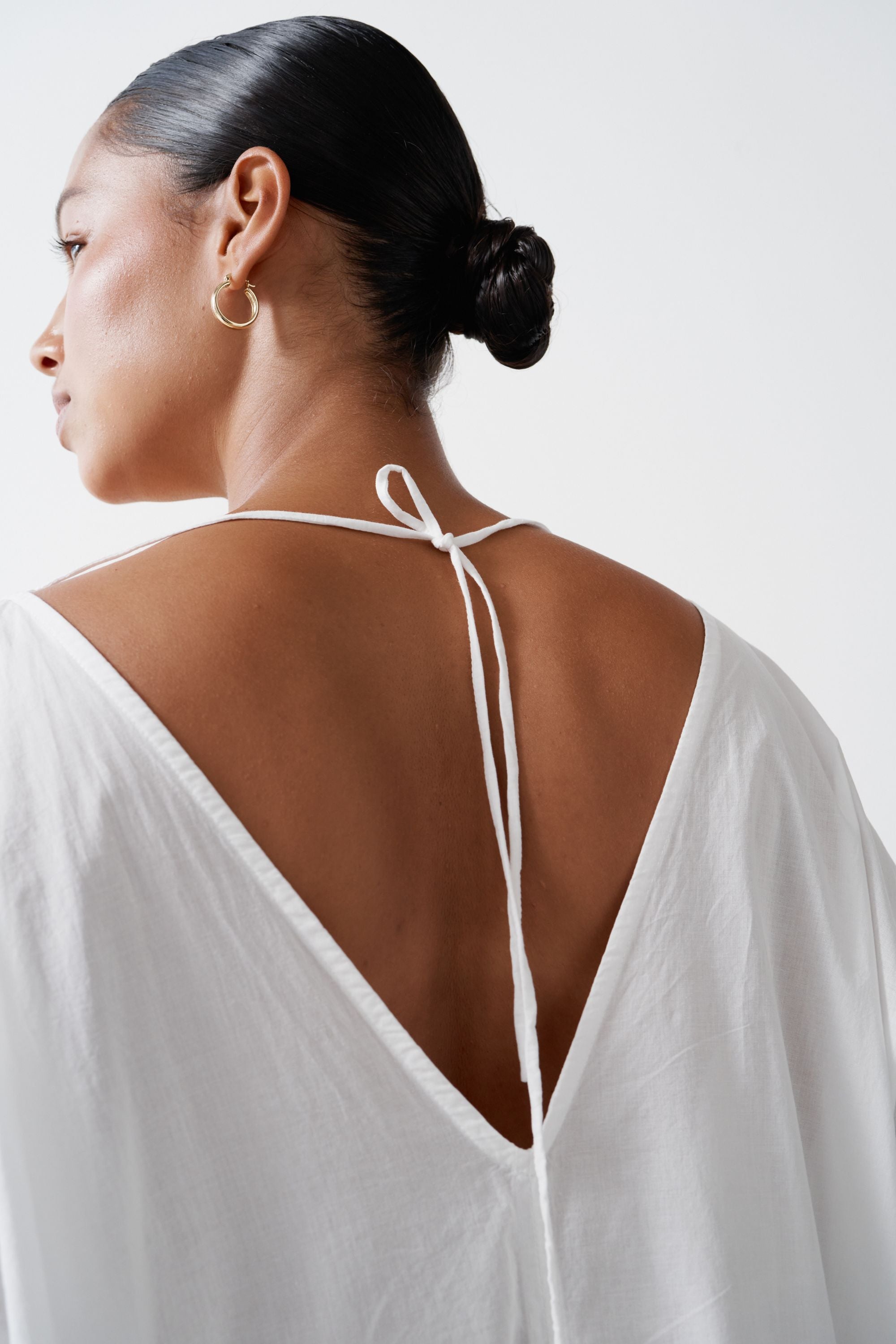 Ibiza Organic Cotton Kaftan White