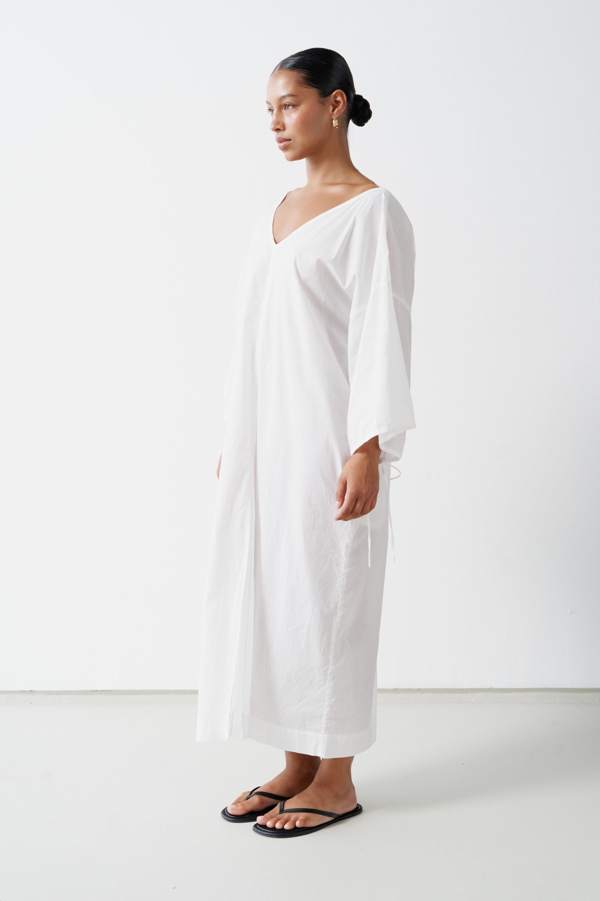 Ibiza Organic Cotton Kaftan White