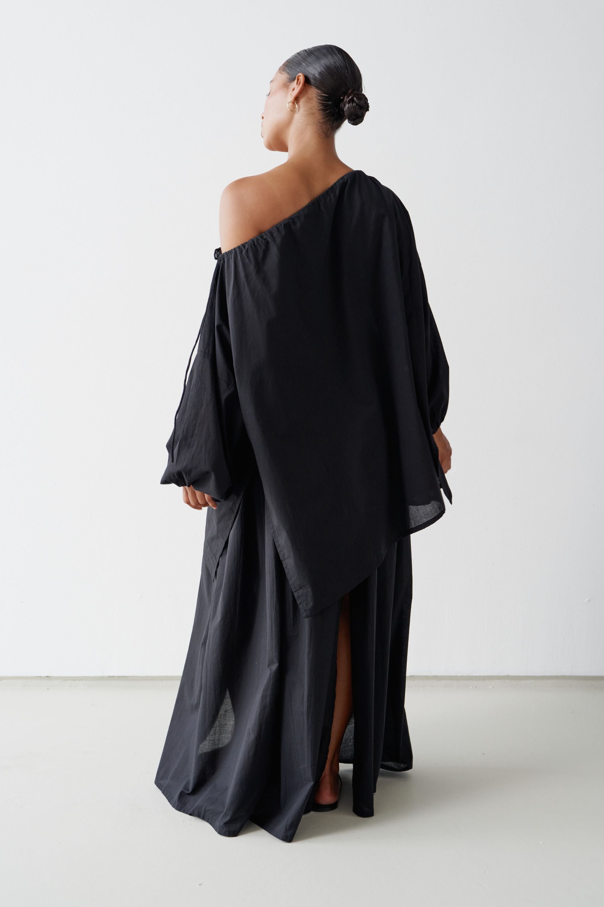 Joss Cotton Blouse Black