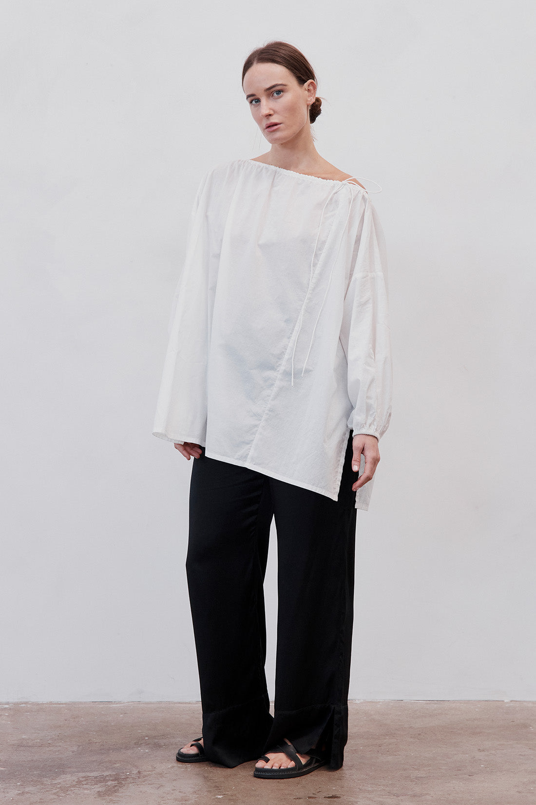 Joss Organic Cotton Blouse White