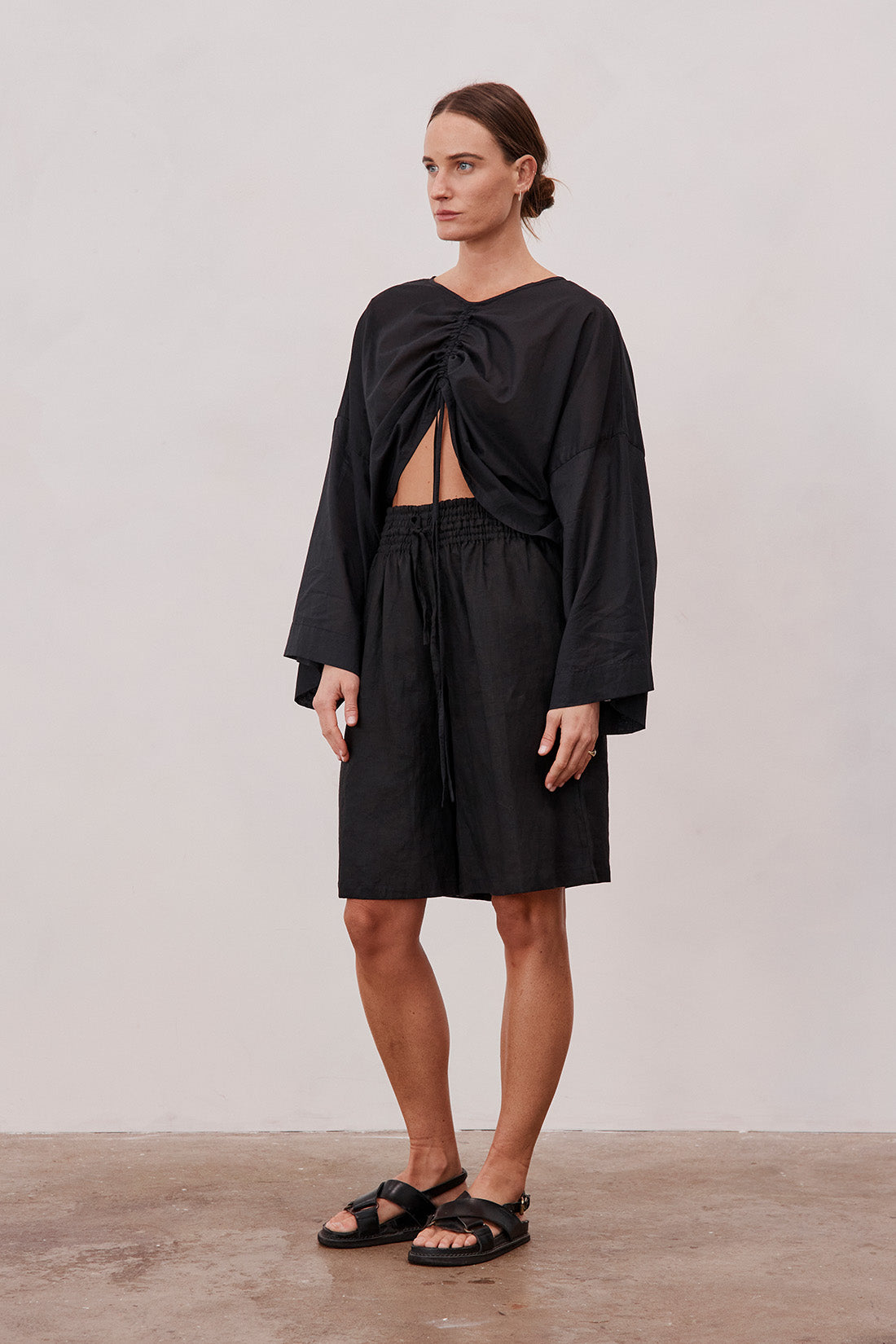 Koko Linen Short Black