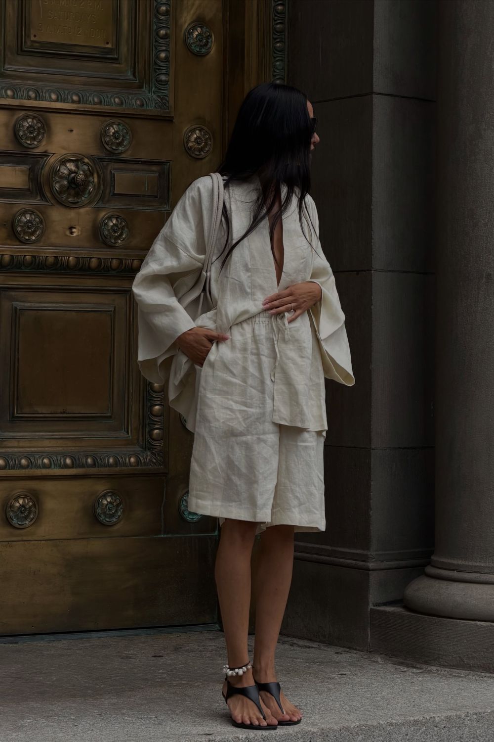 Koko Linen Short Shell