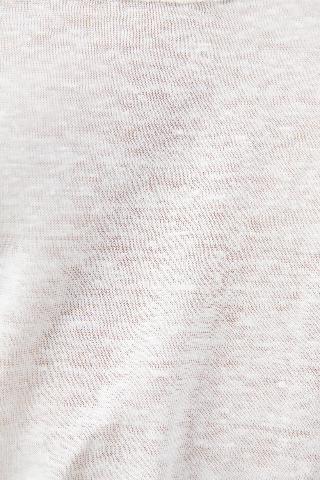 Paul Linen Jersey Top Ivory