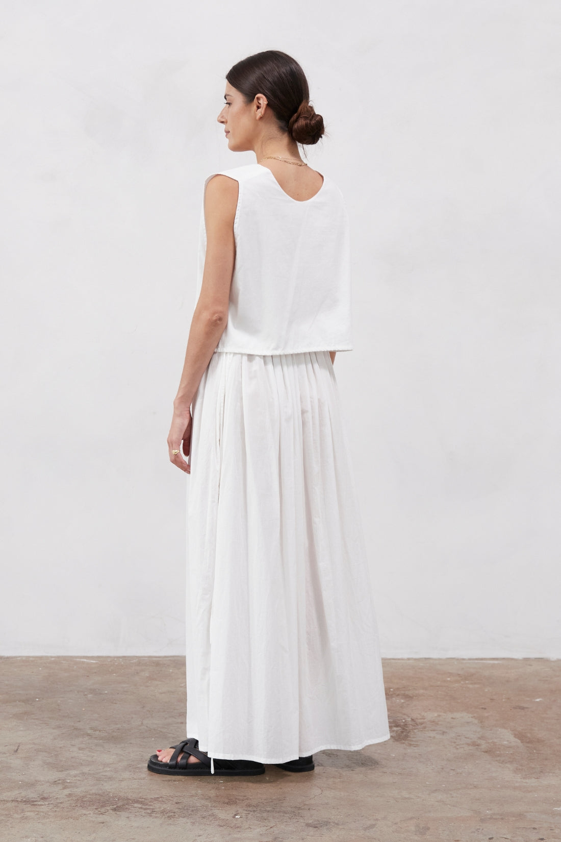 Tulum Organic Cotton Top White