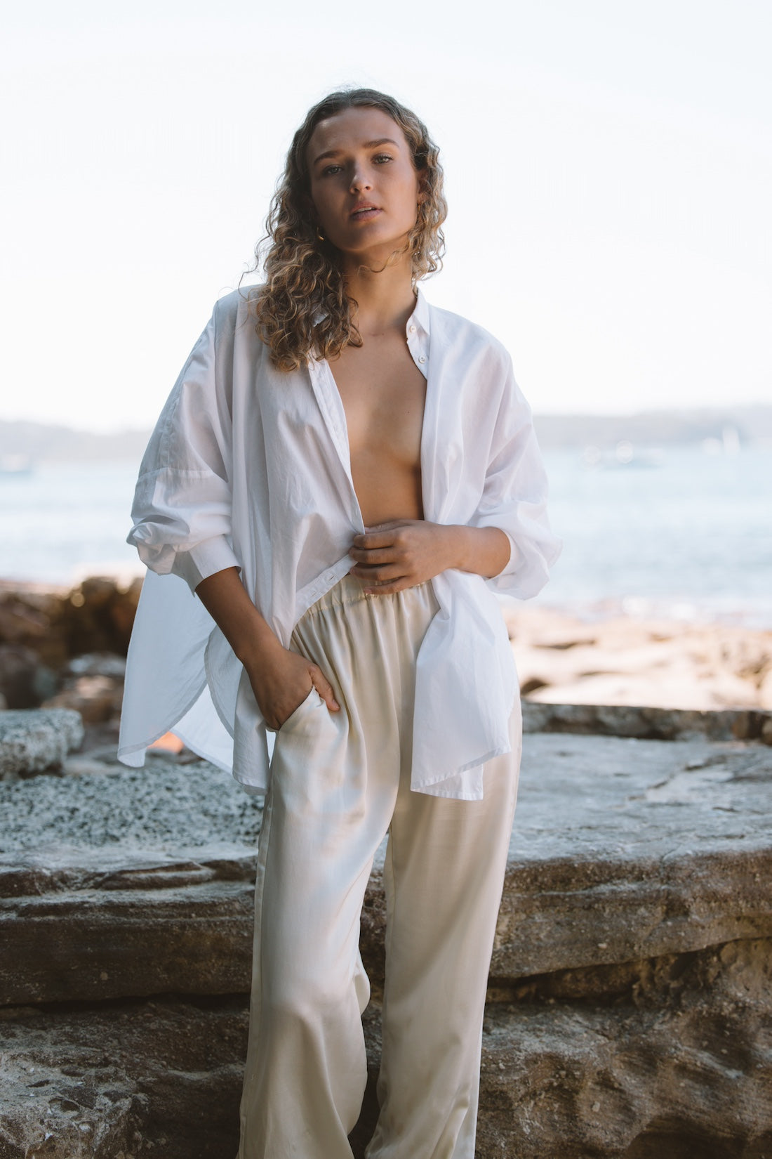 Nic Organic Cotton Shirt White