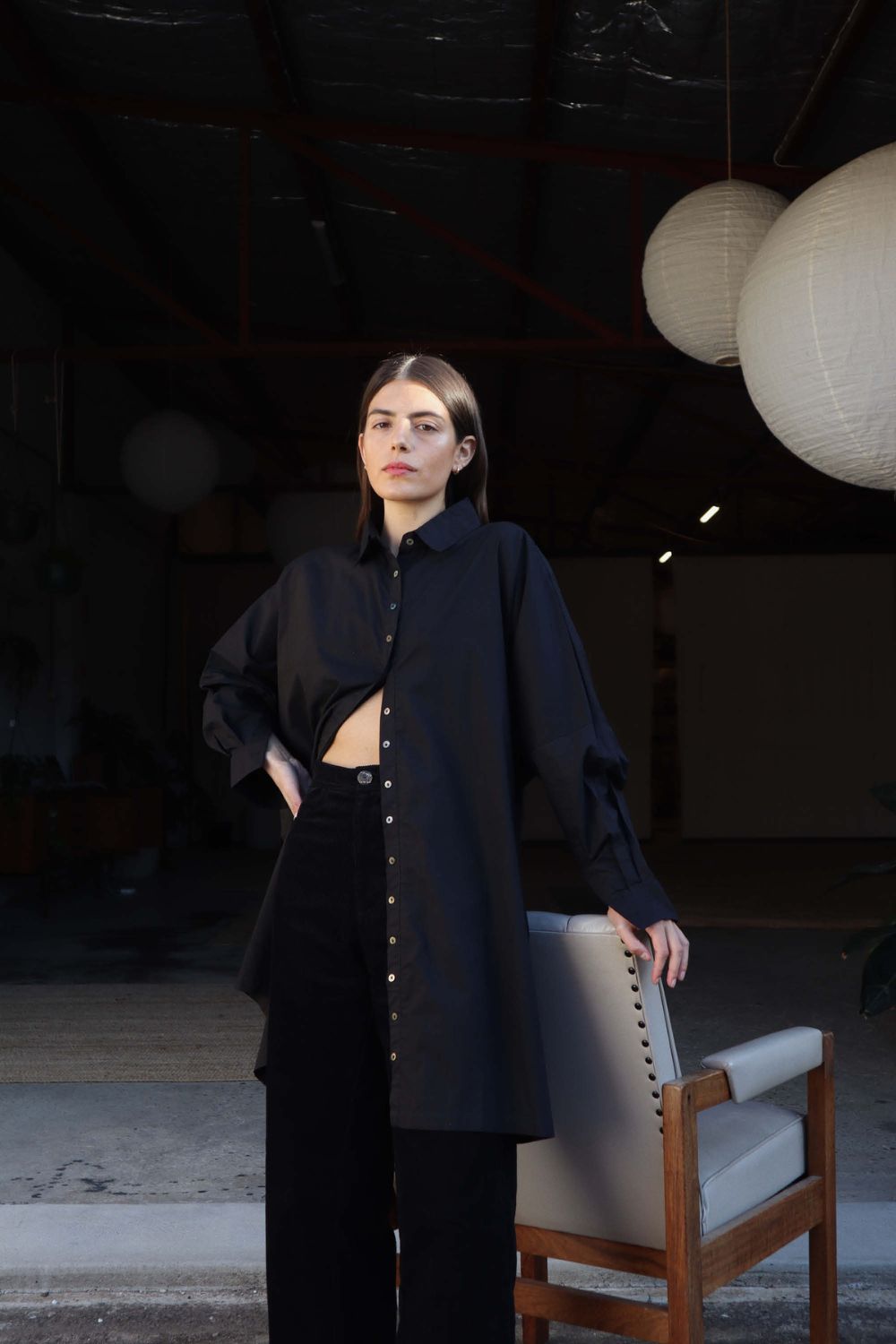 The Black Edit: A Timeless Capsule in Tailored Shirts, Dresses and Silk