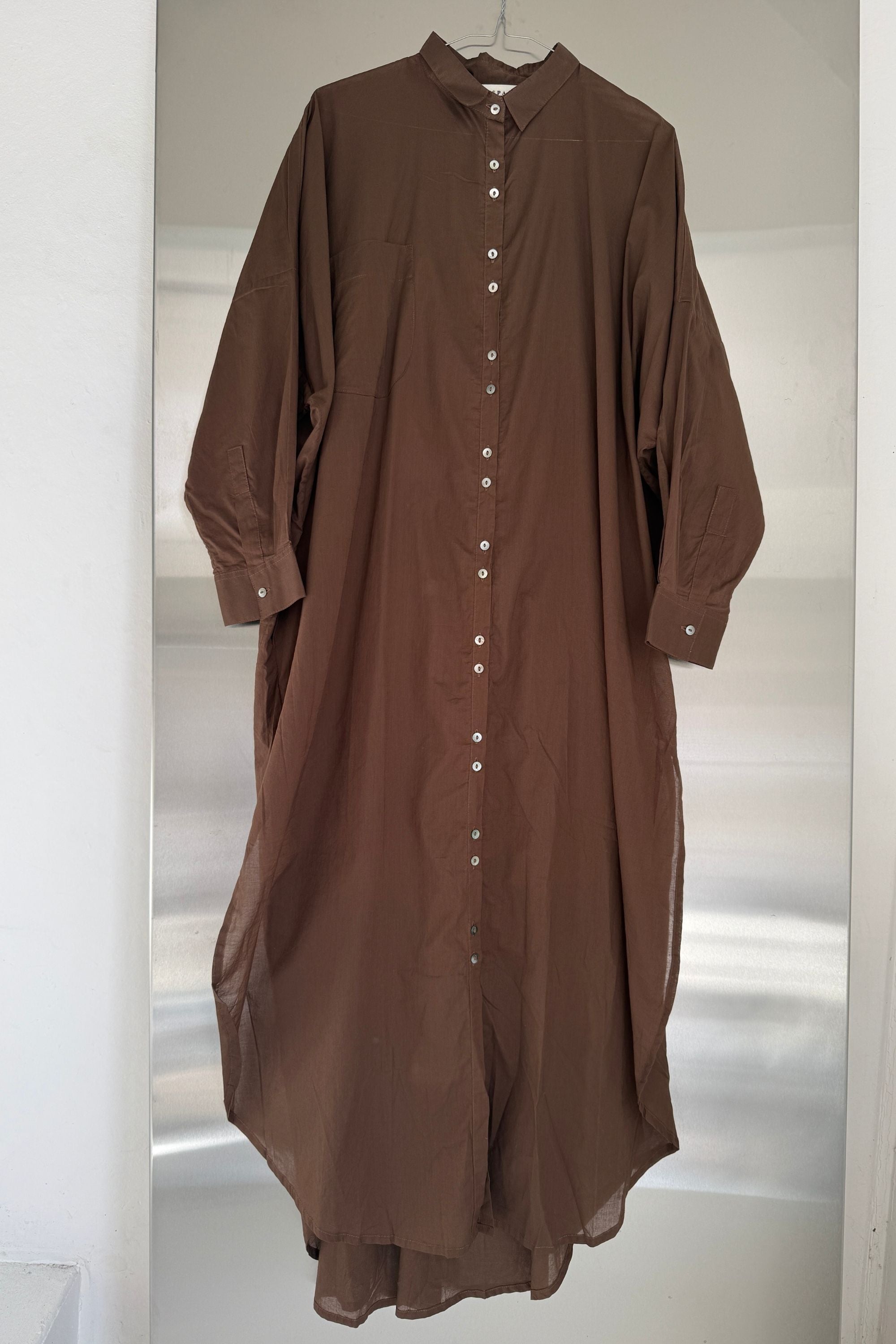 SAMPLE SALE | Santorini Shirt Dress Cacao