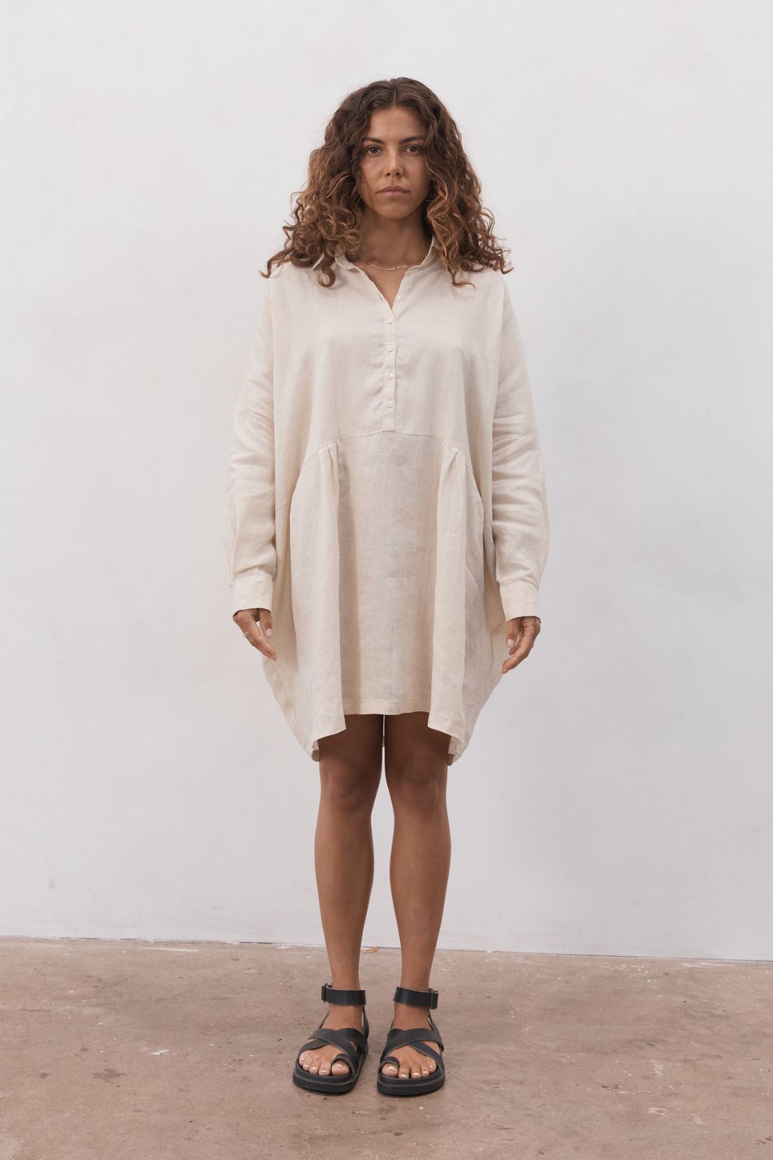 Byron Oversized Shirt Dress Shell