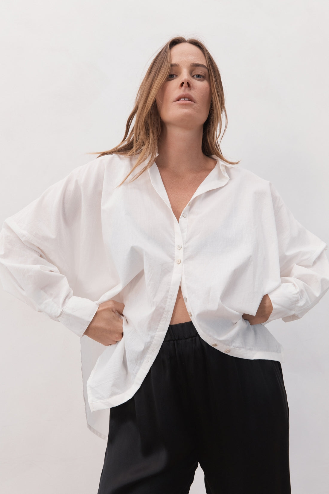 Nic Organic Cotton Shirt White