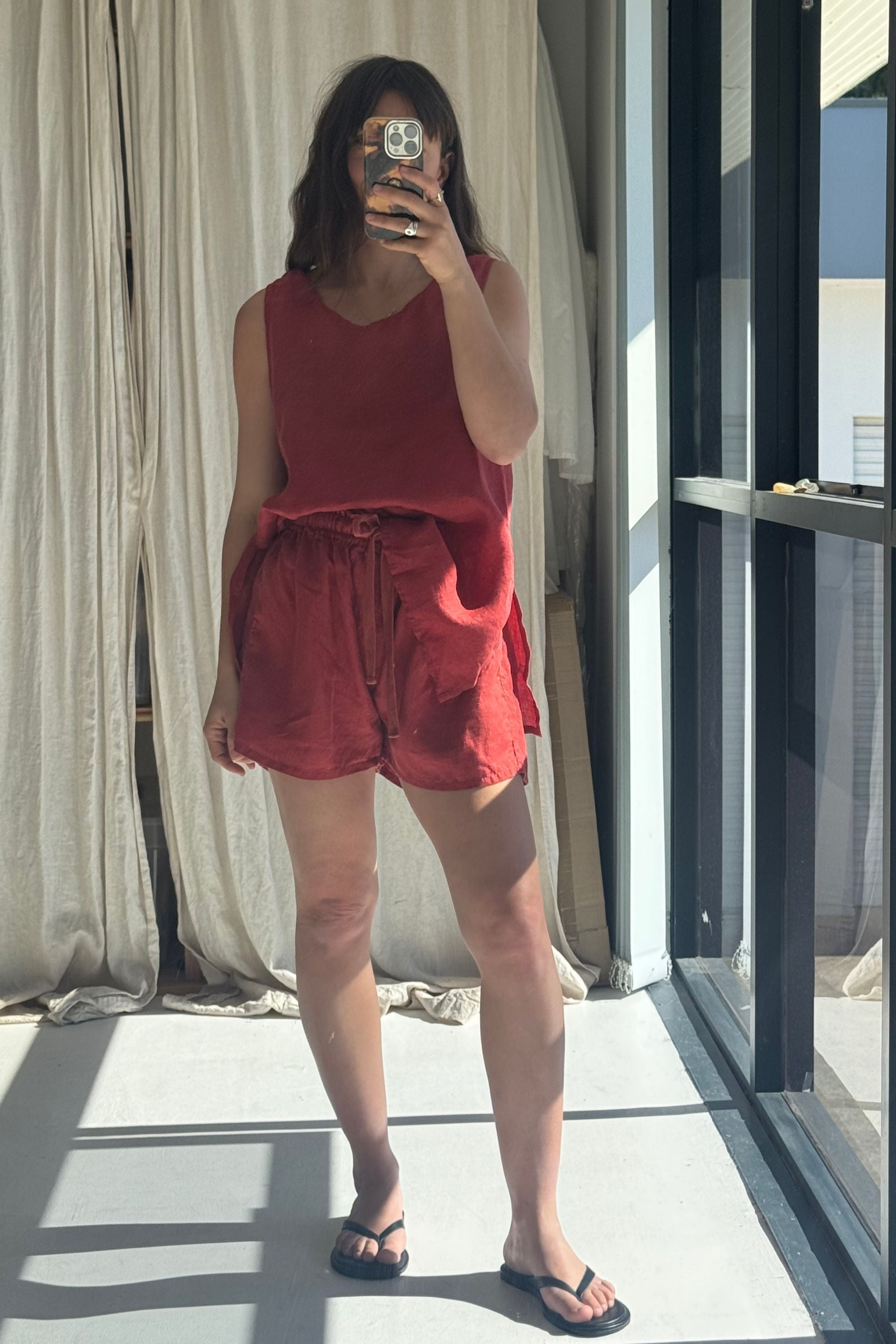 SAMPLE SALE | Cooper Linen Short Desert