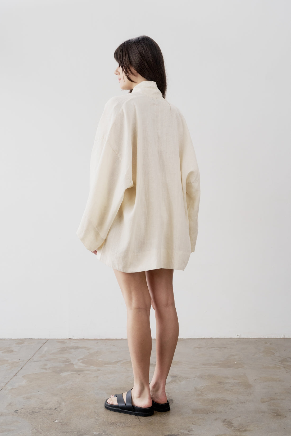 Anya Linen Kimono Shell