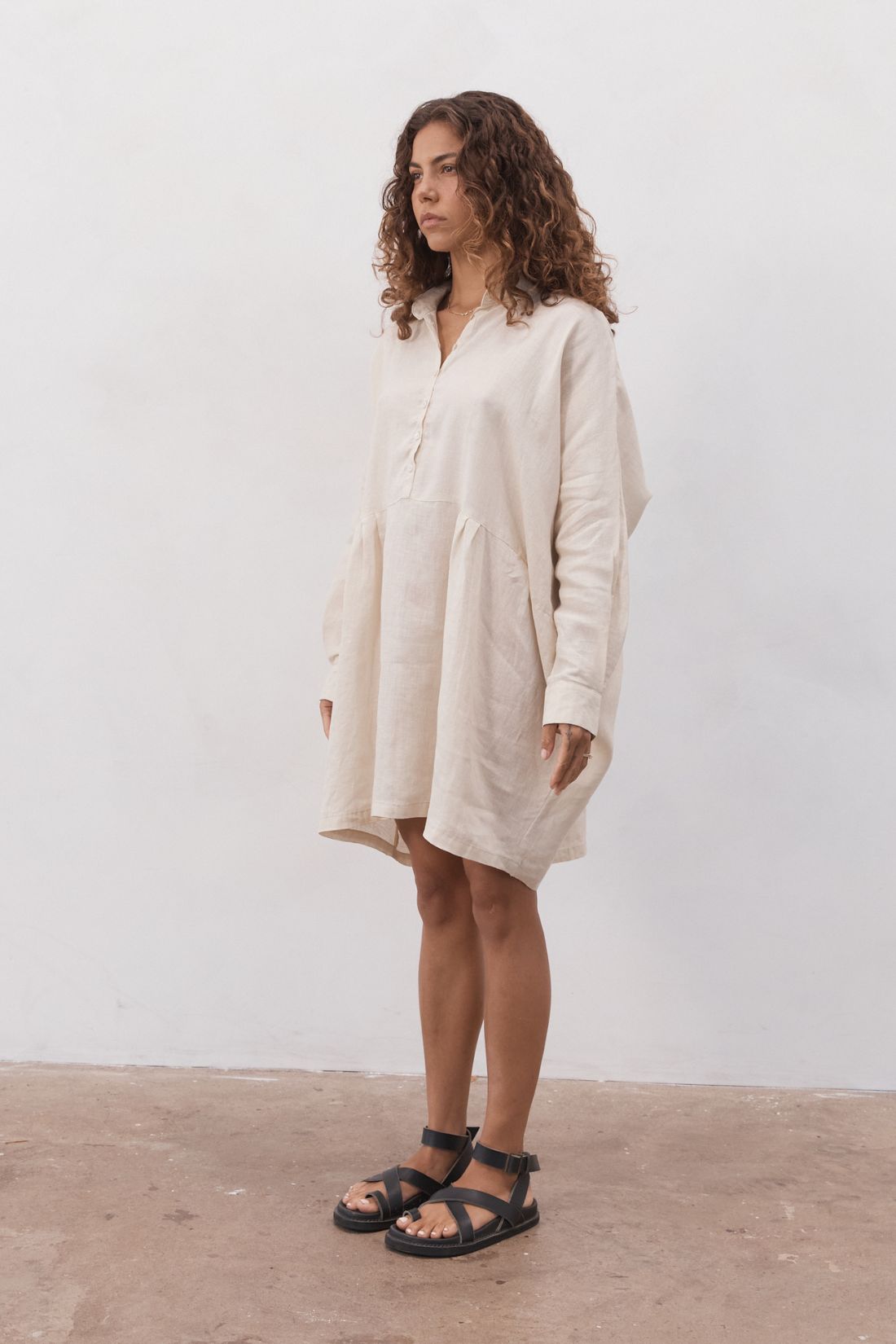 Byron Oversized Shirt Dress Shell