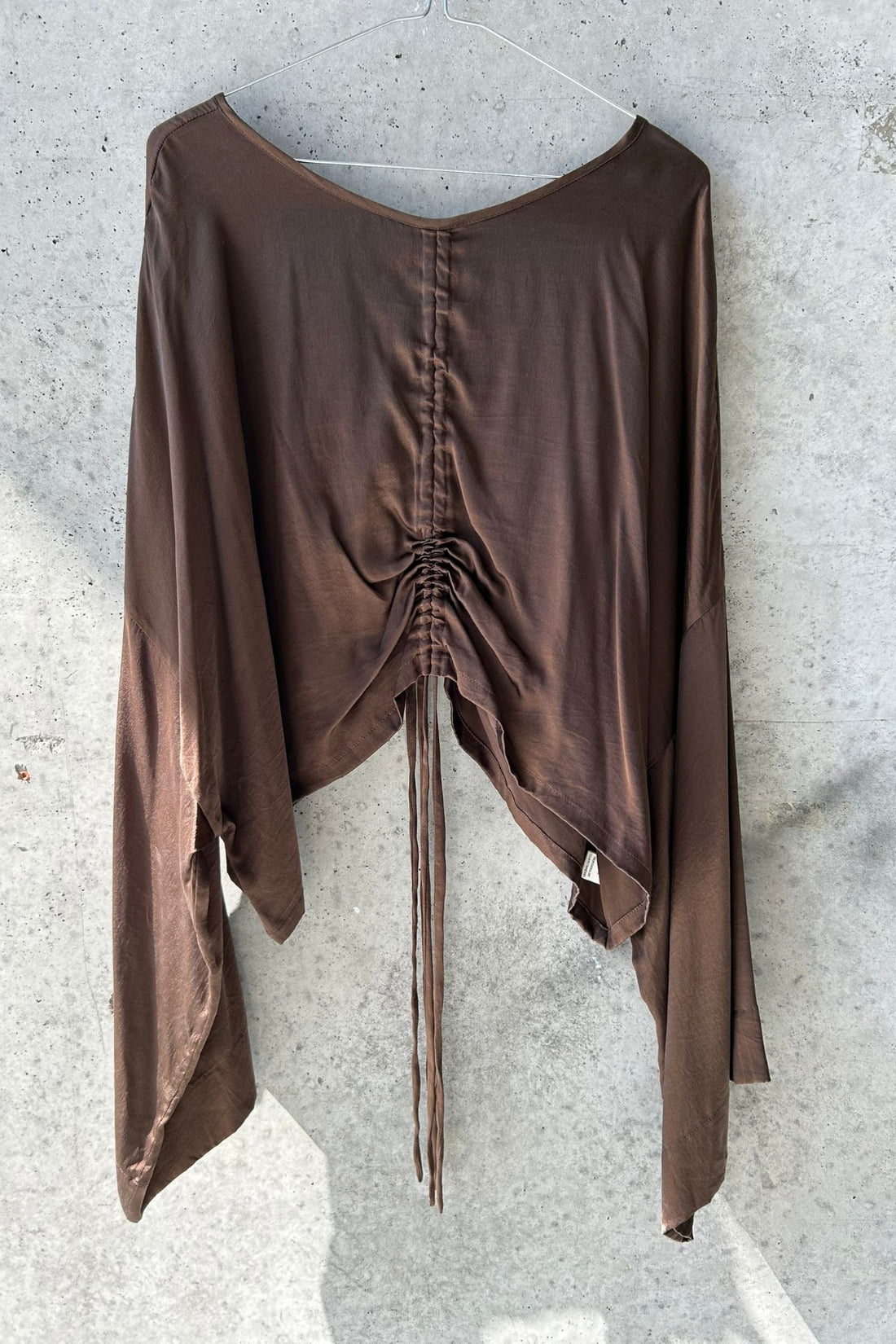 SAMPLE SALE | Ling silk blouse cacao