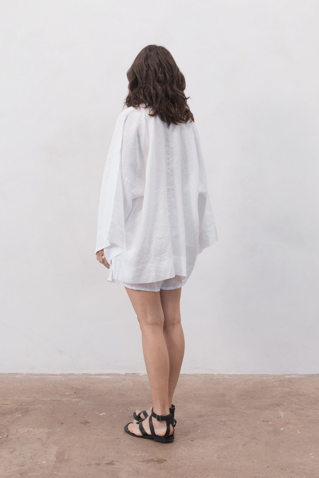 Anya Linen Kimono White