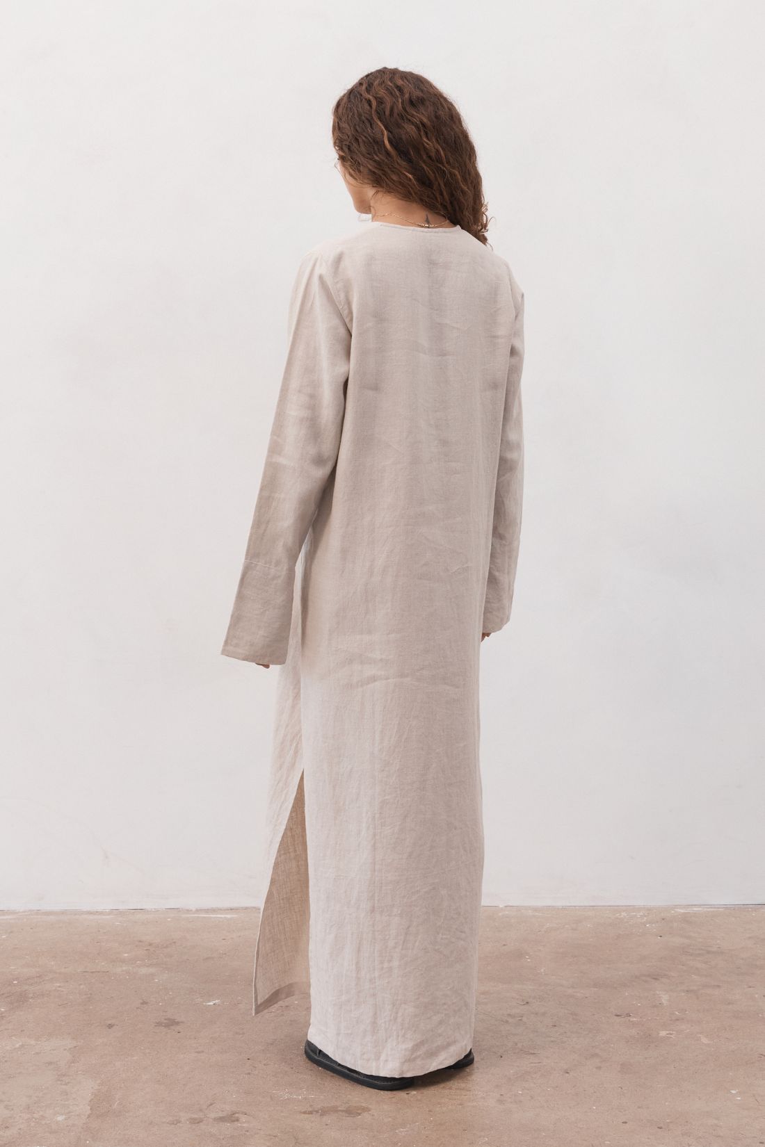 Ragna Linen Dress Sand