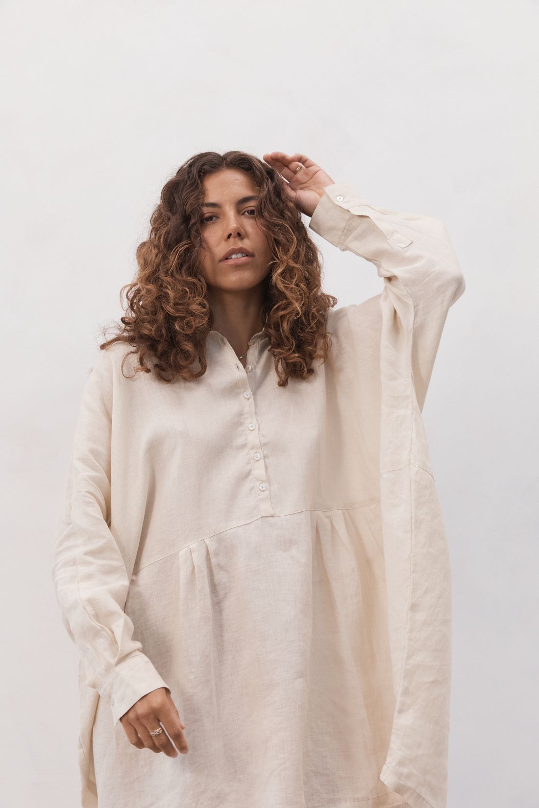 Byron Oversized Shirt Dress Shell