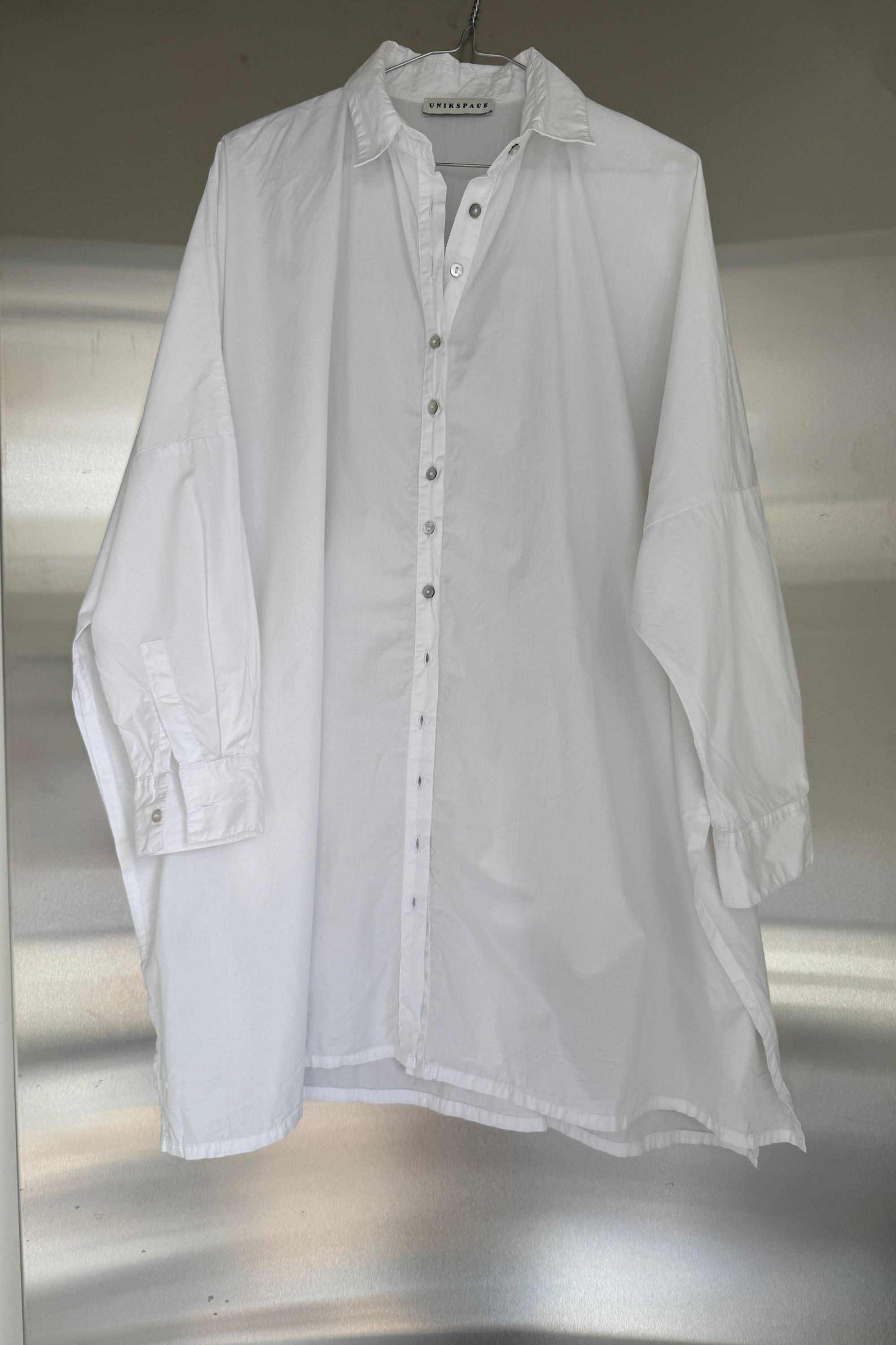 SAMPLE SALE | Oscar Cotton Poplin Shirt White