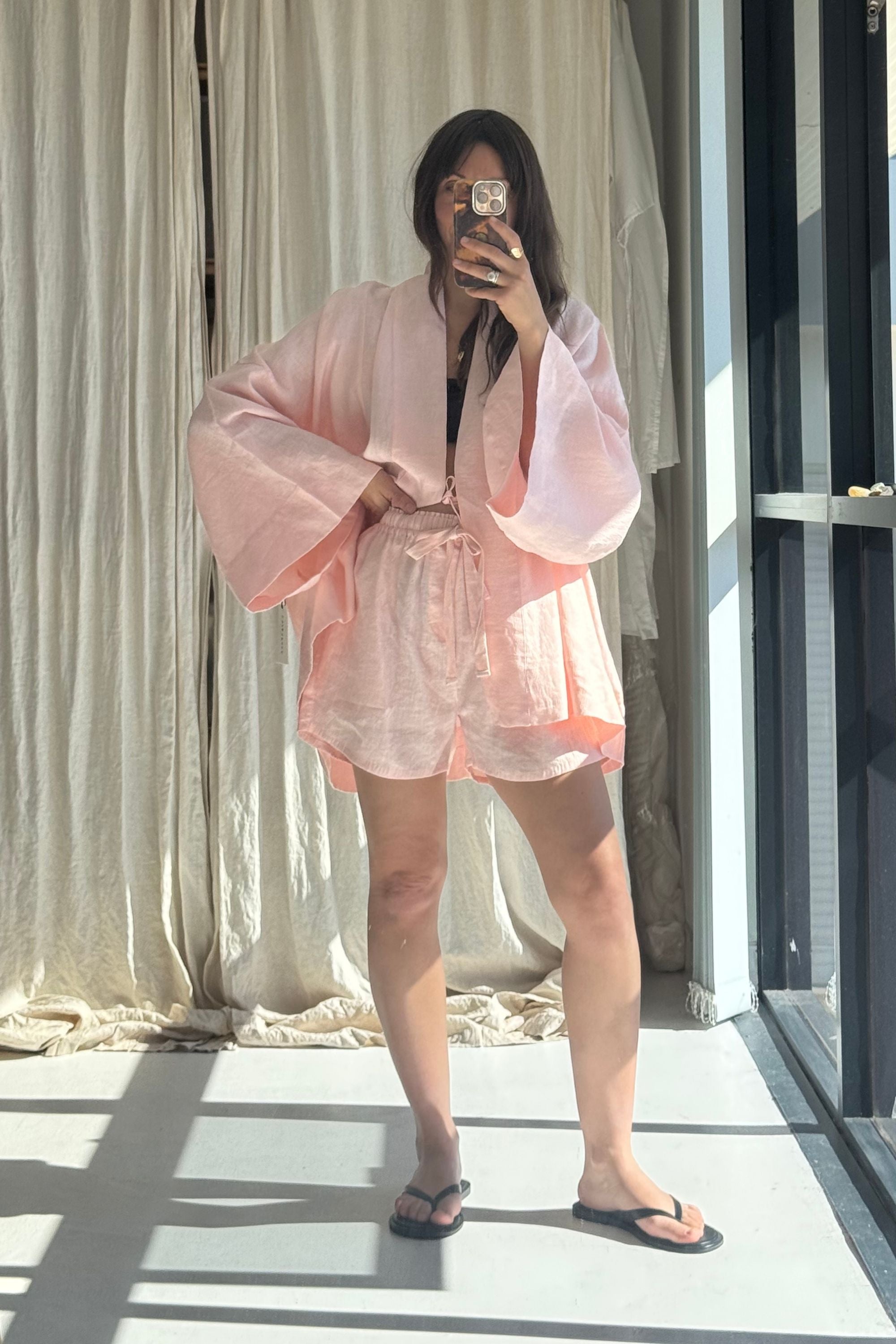SAMPLE SALE | Anya Linen Kimono Blossom