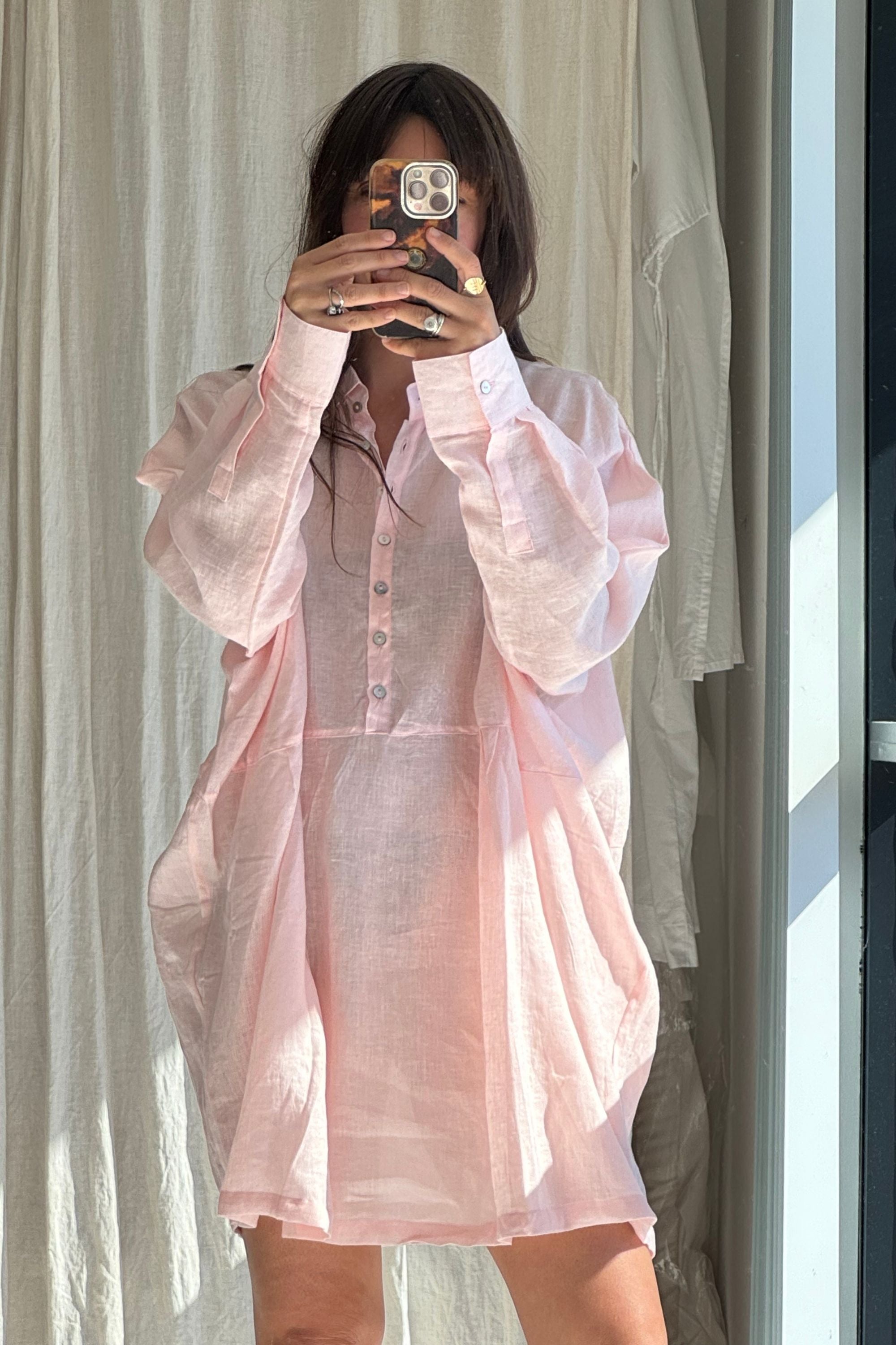 SAMPLE SALE | Byron Oversized Shirt Dress Blossom