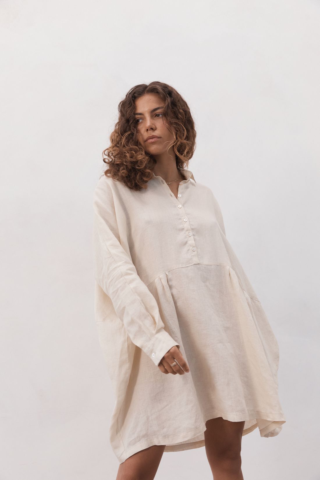 Byron Oversized Shirt Dress Shell