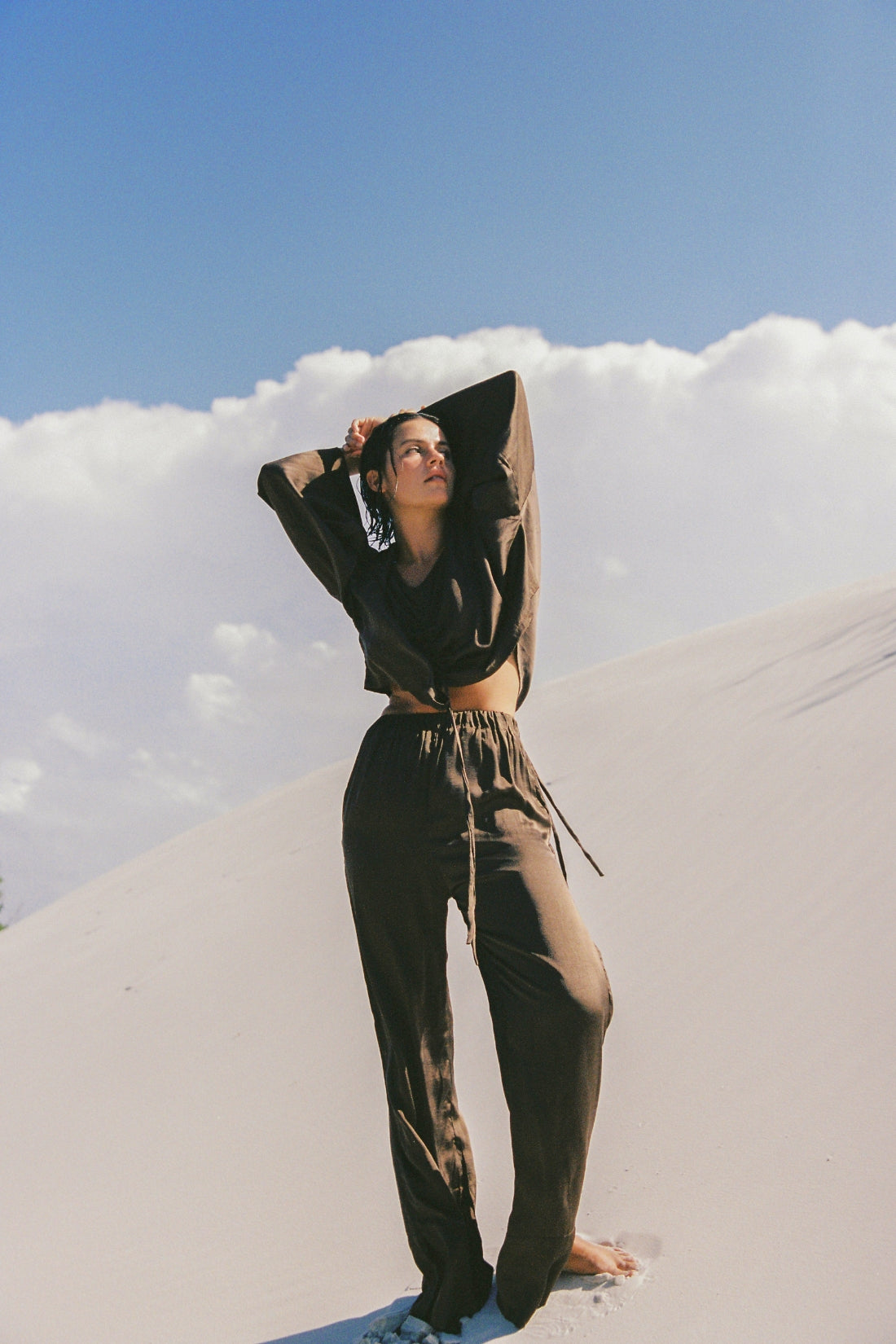 SAMPLE SALE | Ida silk pant cacao