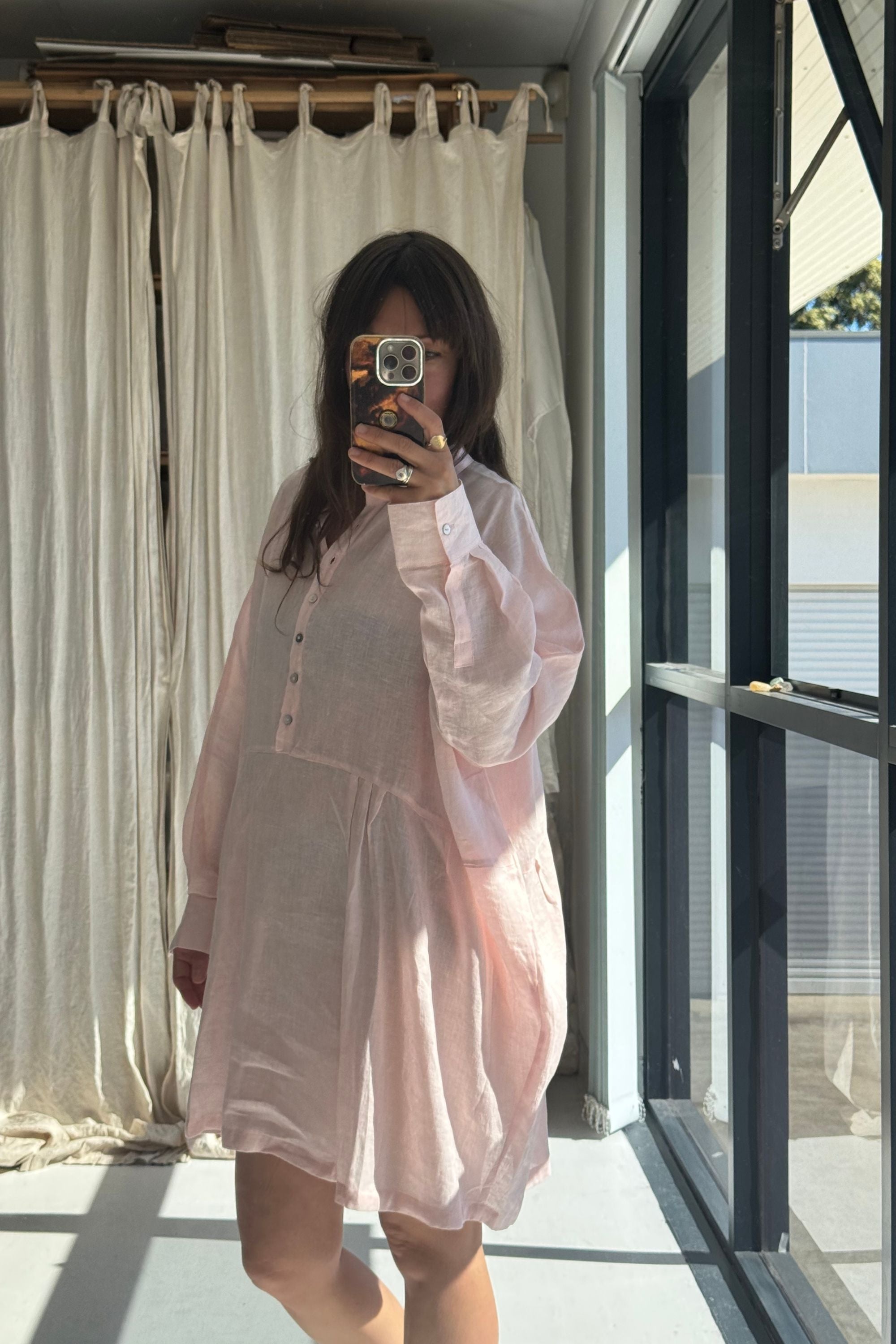 SAMPLE SALE | Byron Oversized Shirt Dress Blossom