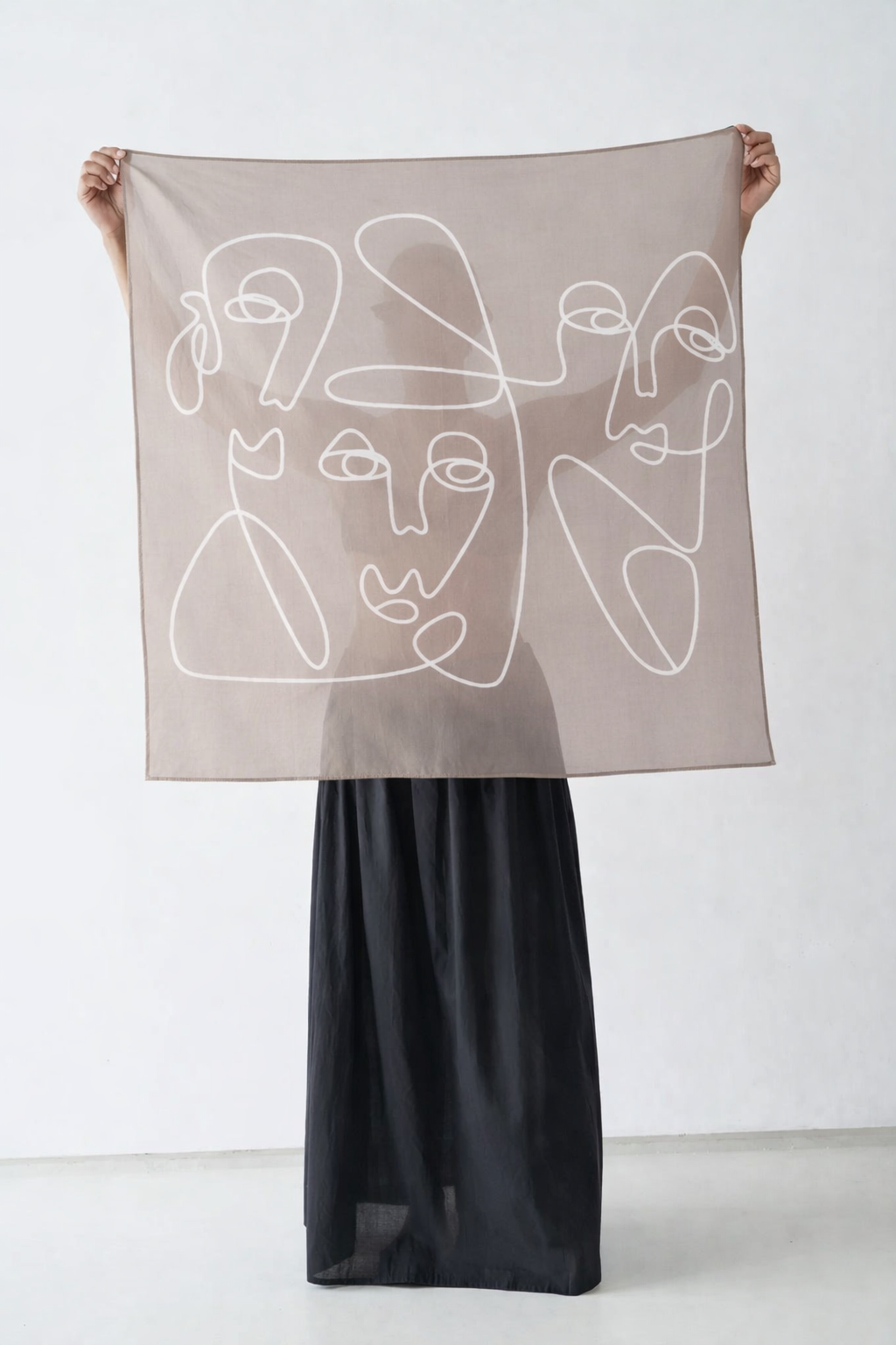 Art Scarf Ice Coffee