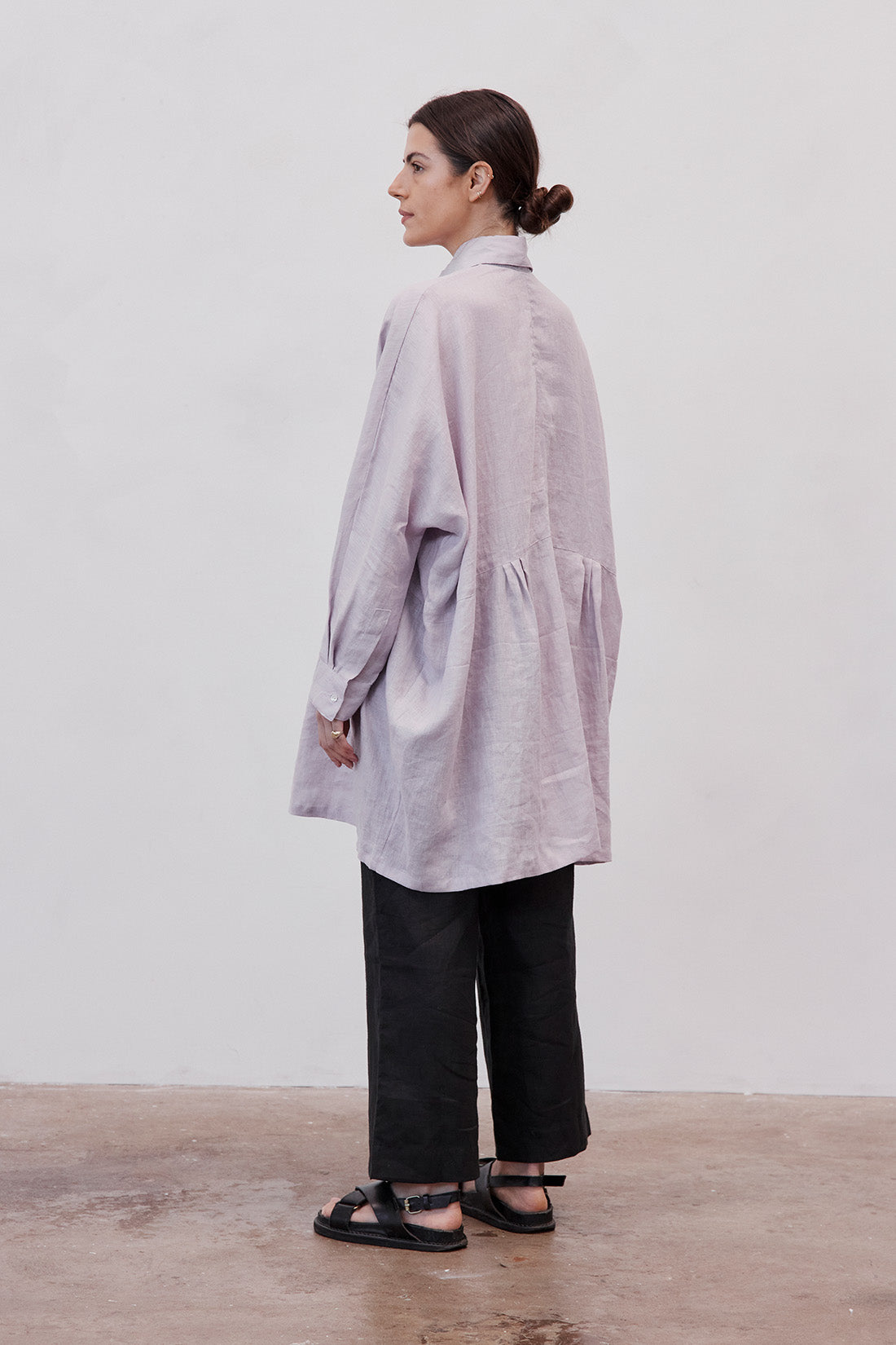 Byron Oversized Shirt Dress Mist