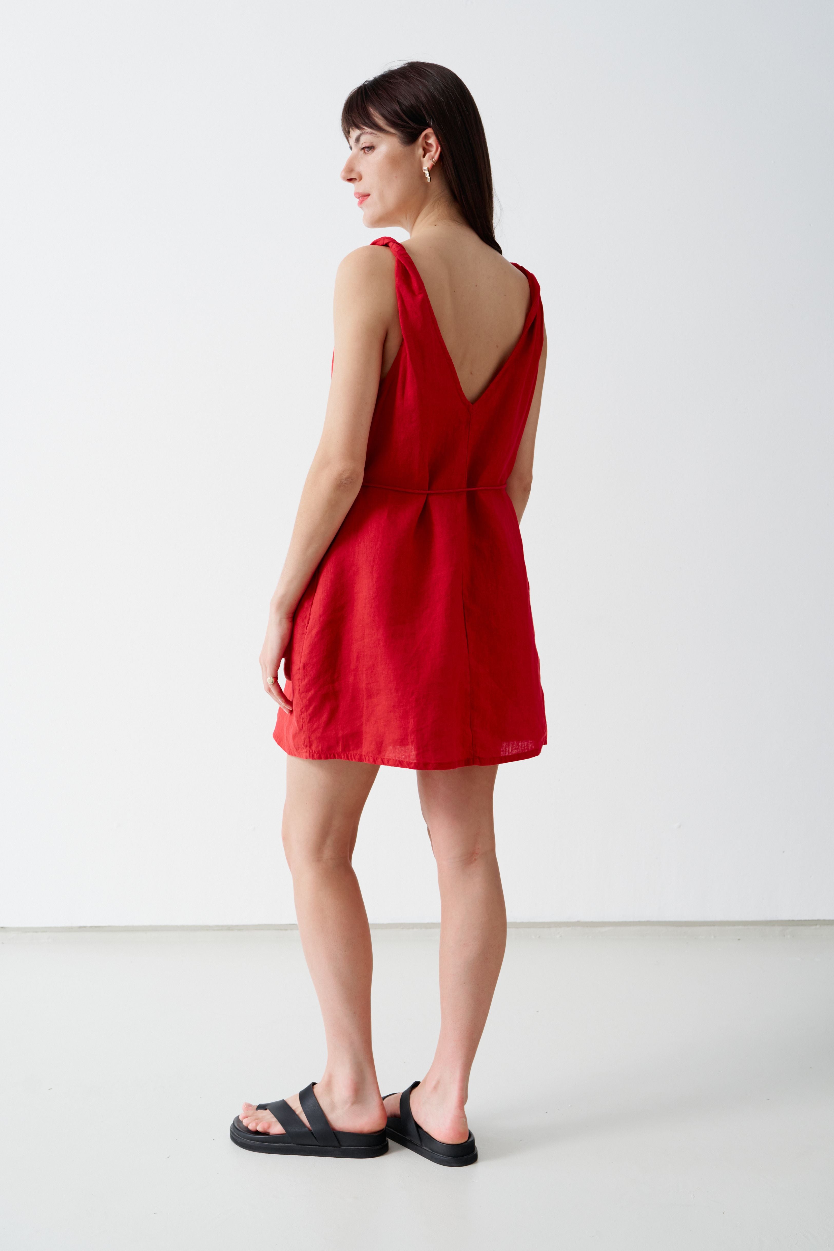 Claire Mini Dress Cherry