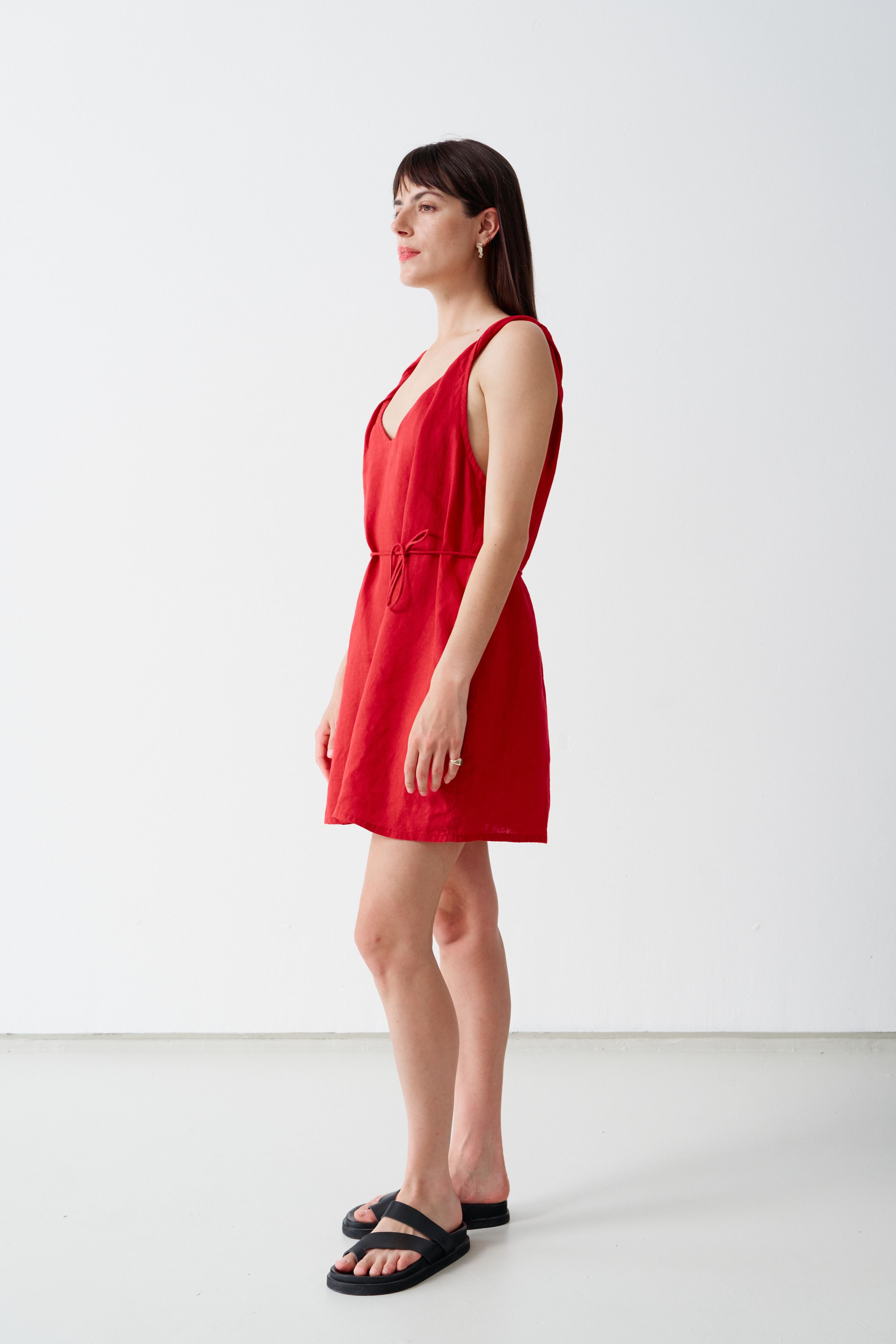 Claire Mini Dress Cherry